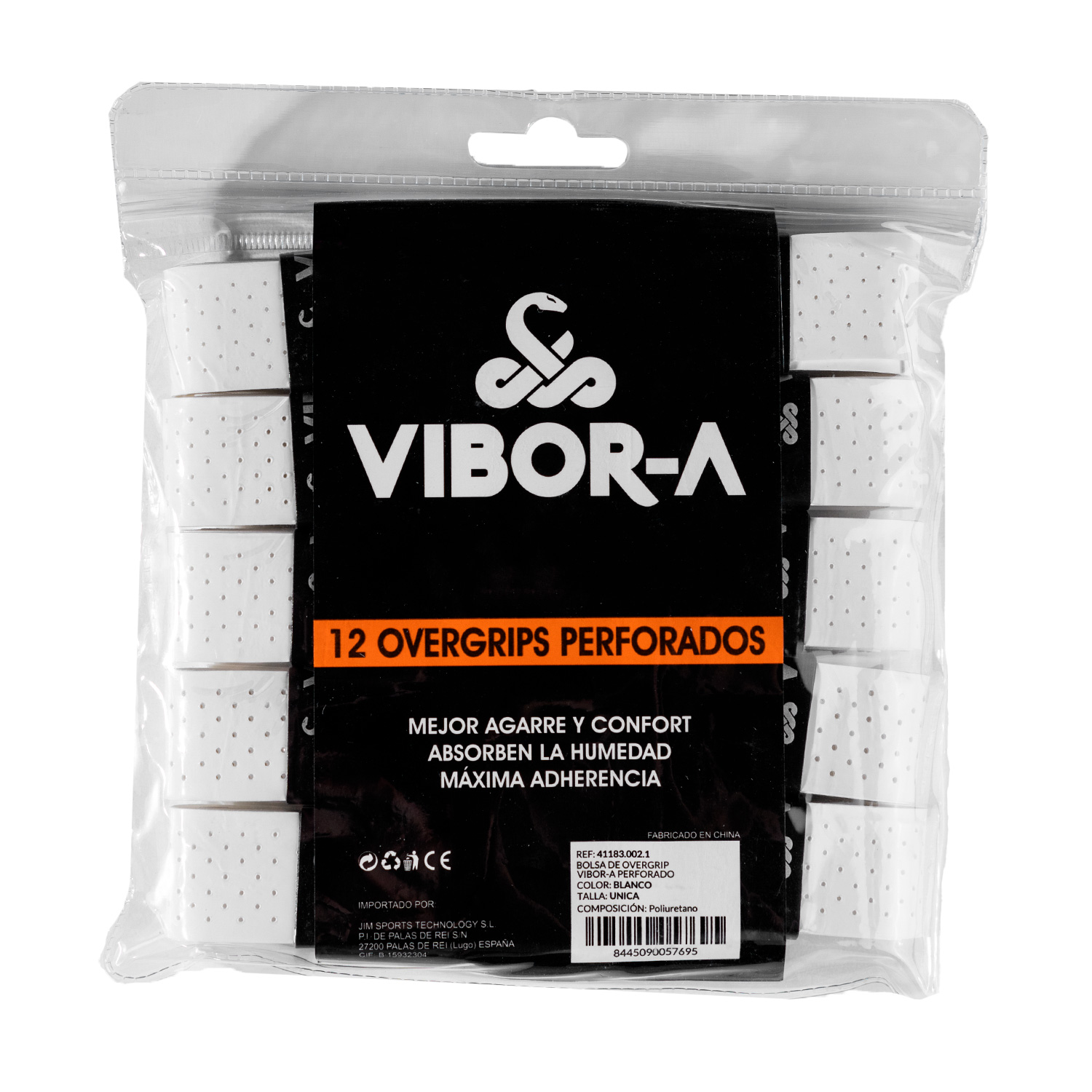 Vibor-A Performance x 12 Overgrip - White
