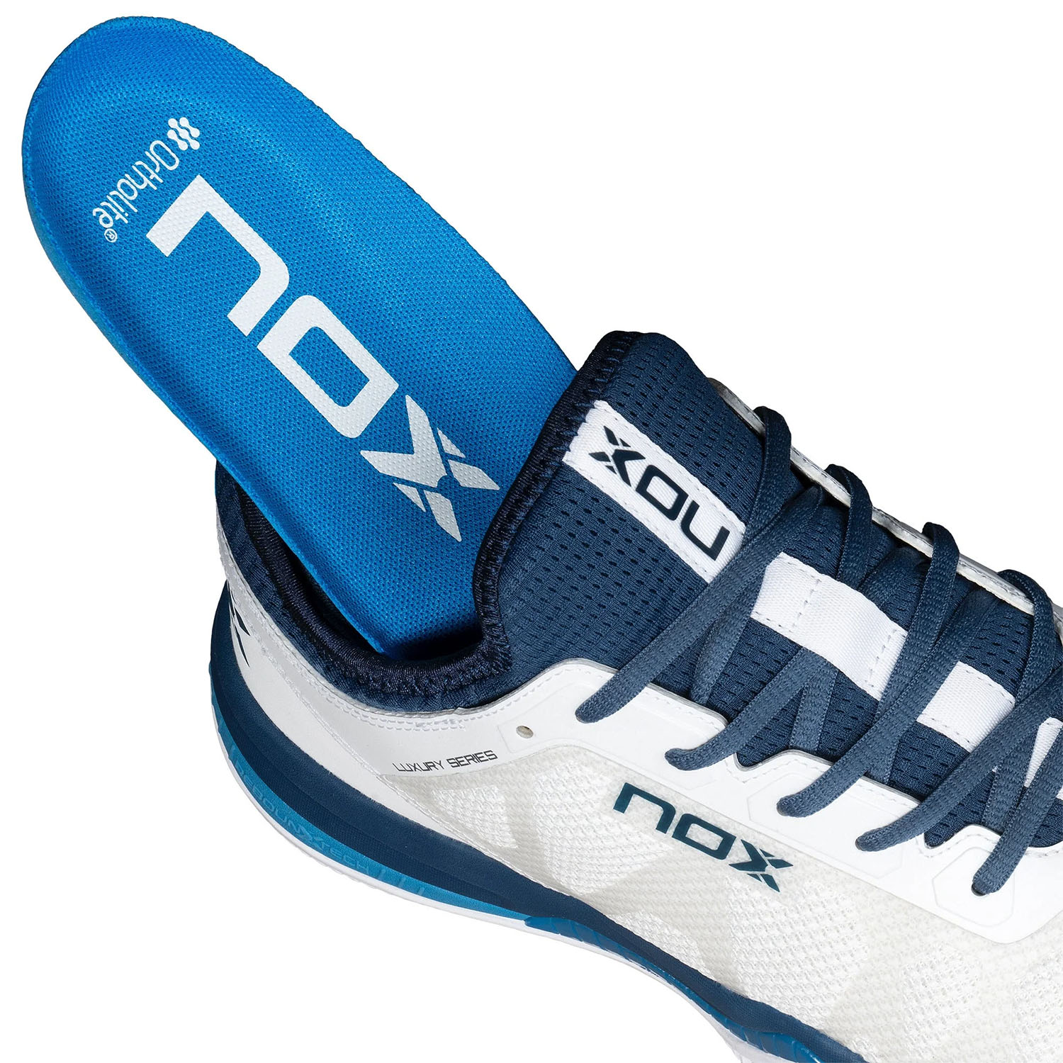 NOX Nerbo - White/Swedish Blue