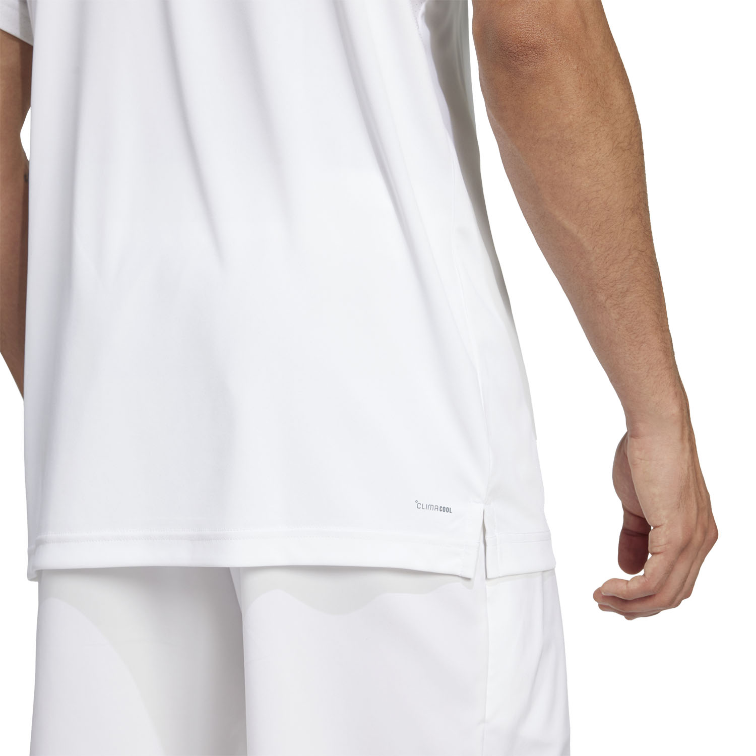 adidas 3 Stripes Club Polo - White