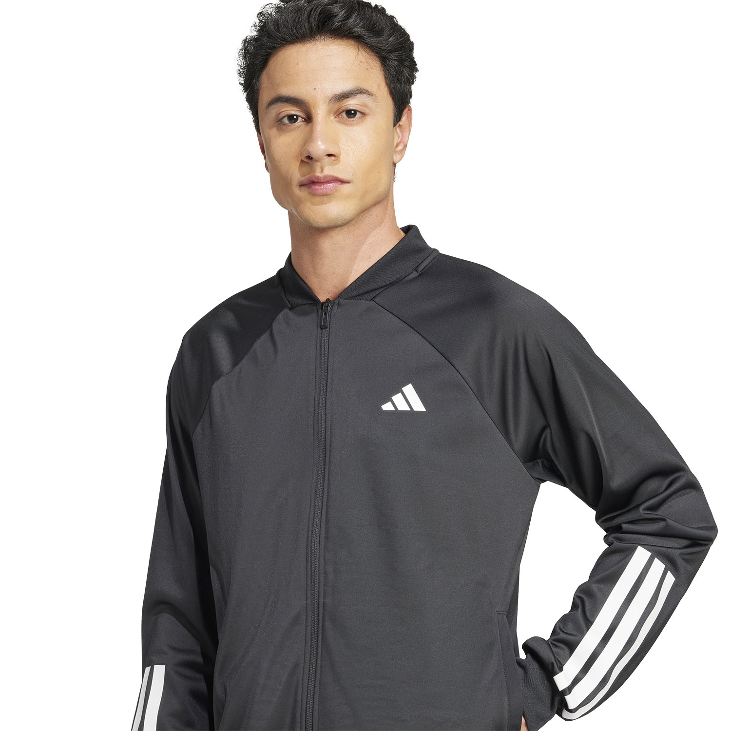 adidas Club 3-Stripes Jacket - Black