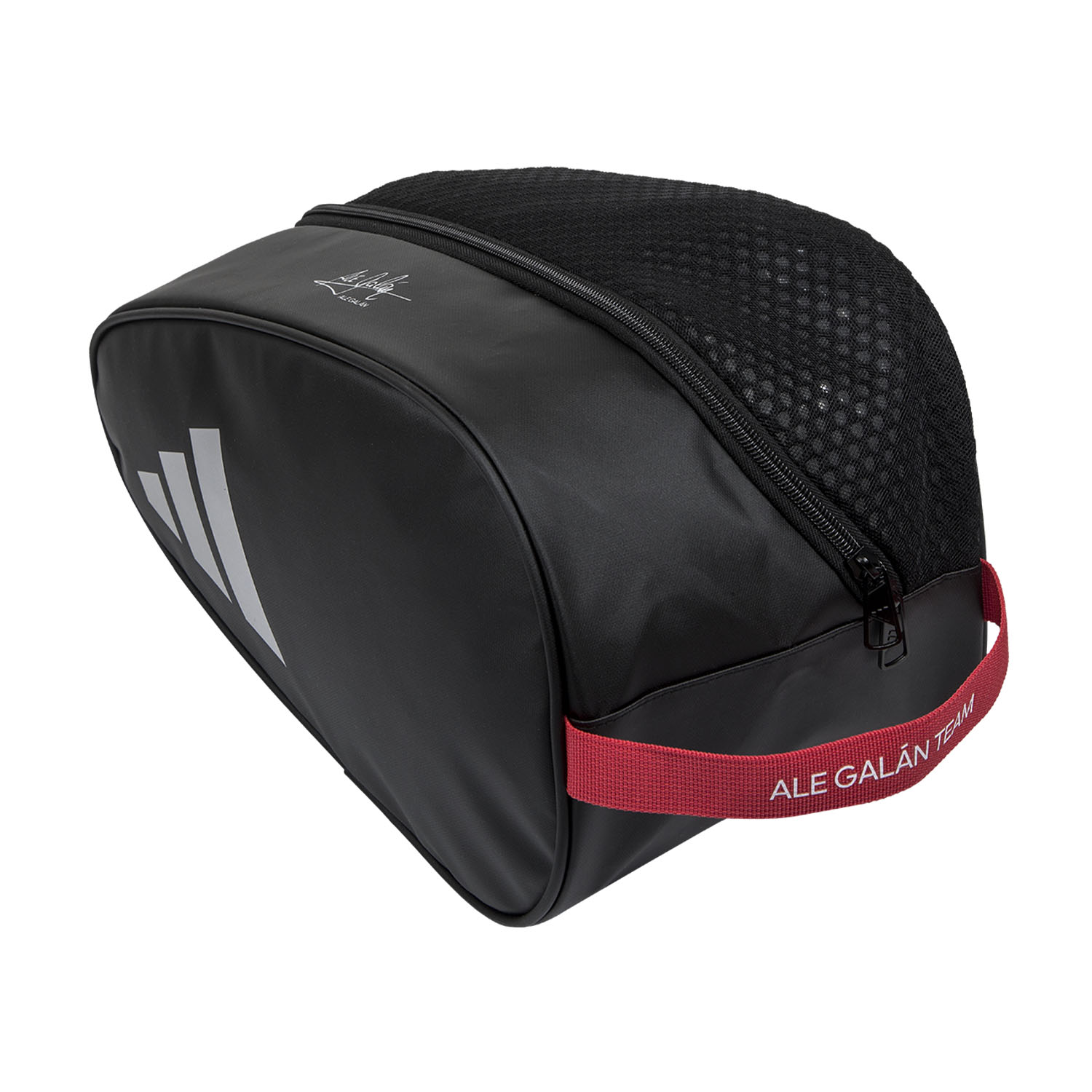 adidas 3 Stripes Padel Shoe Bag - Black/Red
