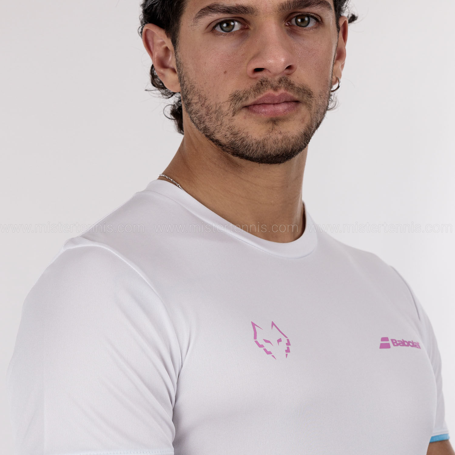 Babolat Juan Lebrón Crew Logo Camiseta - White