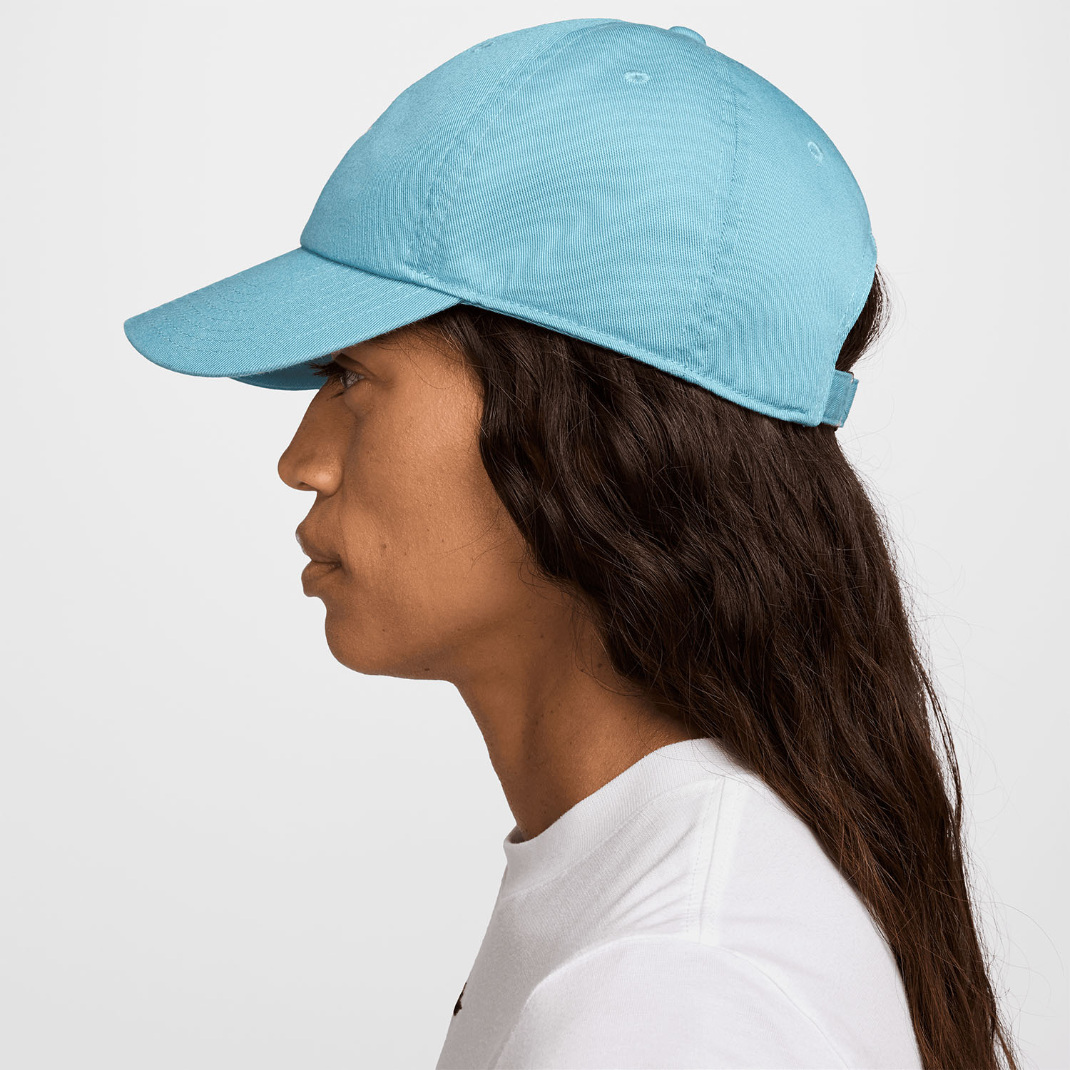 Nike Club Gorra - Denim Turquoise/White