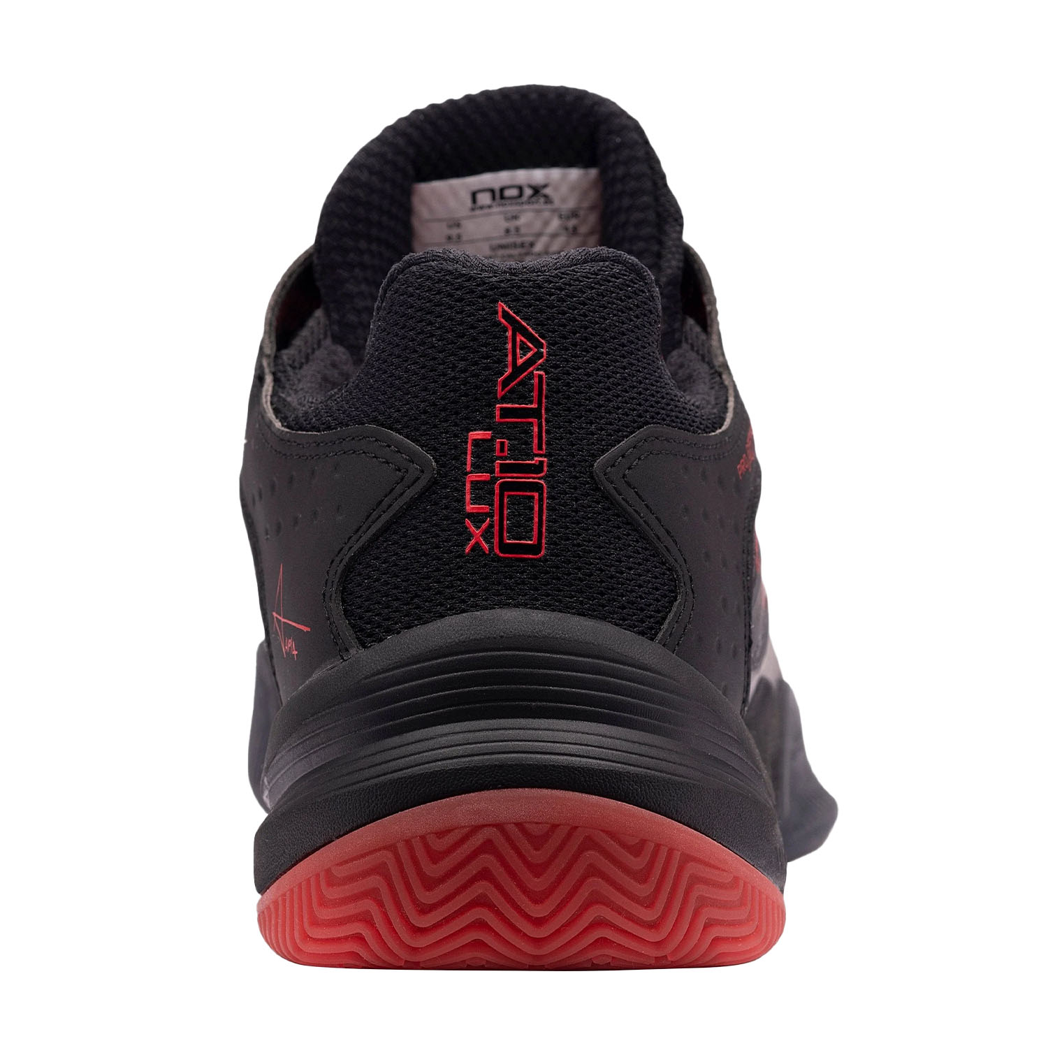 NOX AT10 Lux - Negro/Rojo