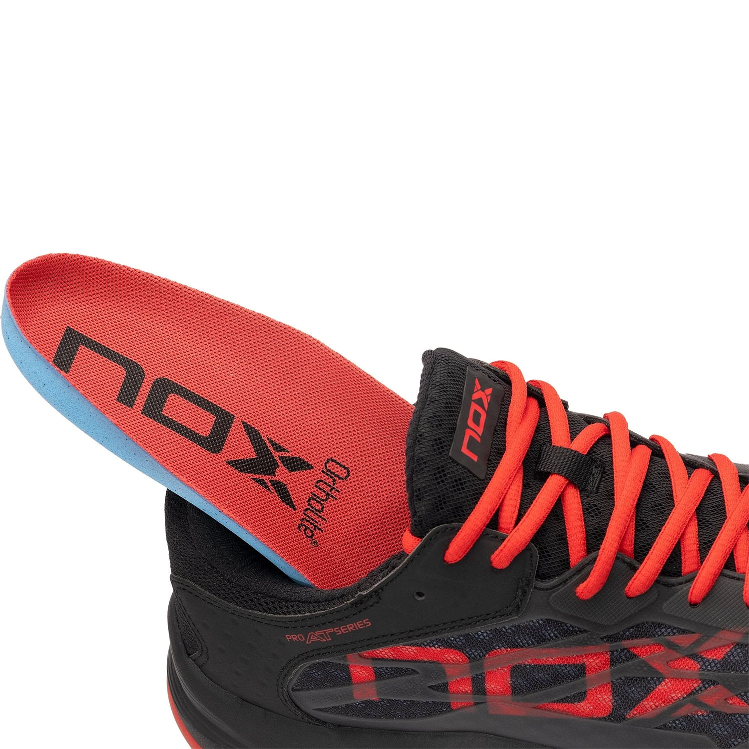 NOX AT10 Lux - Negro/Rojo