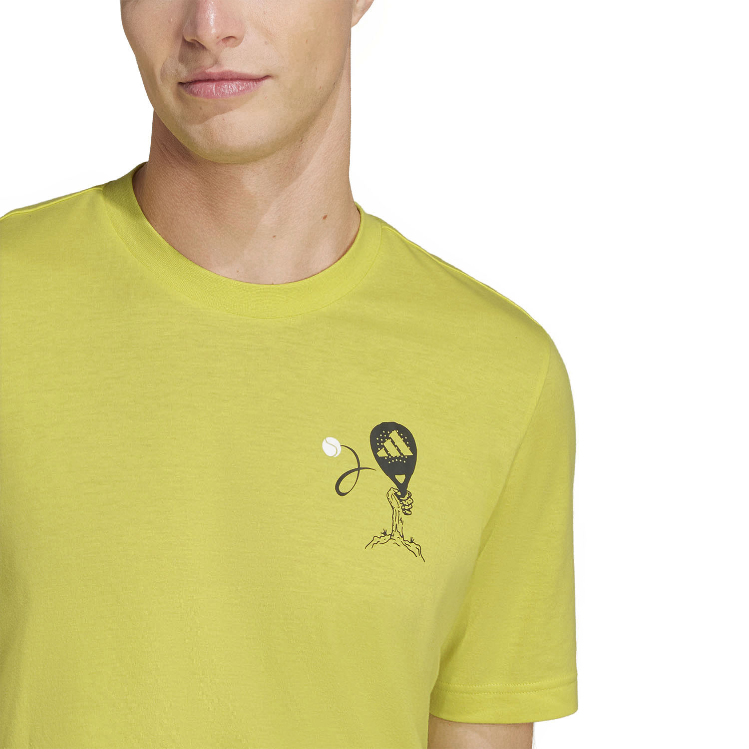 adidas Zone Graphic Camiseta - Pure Sulfur