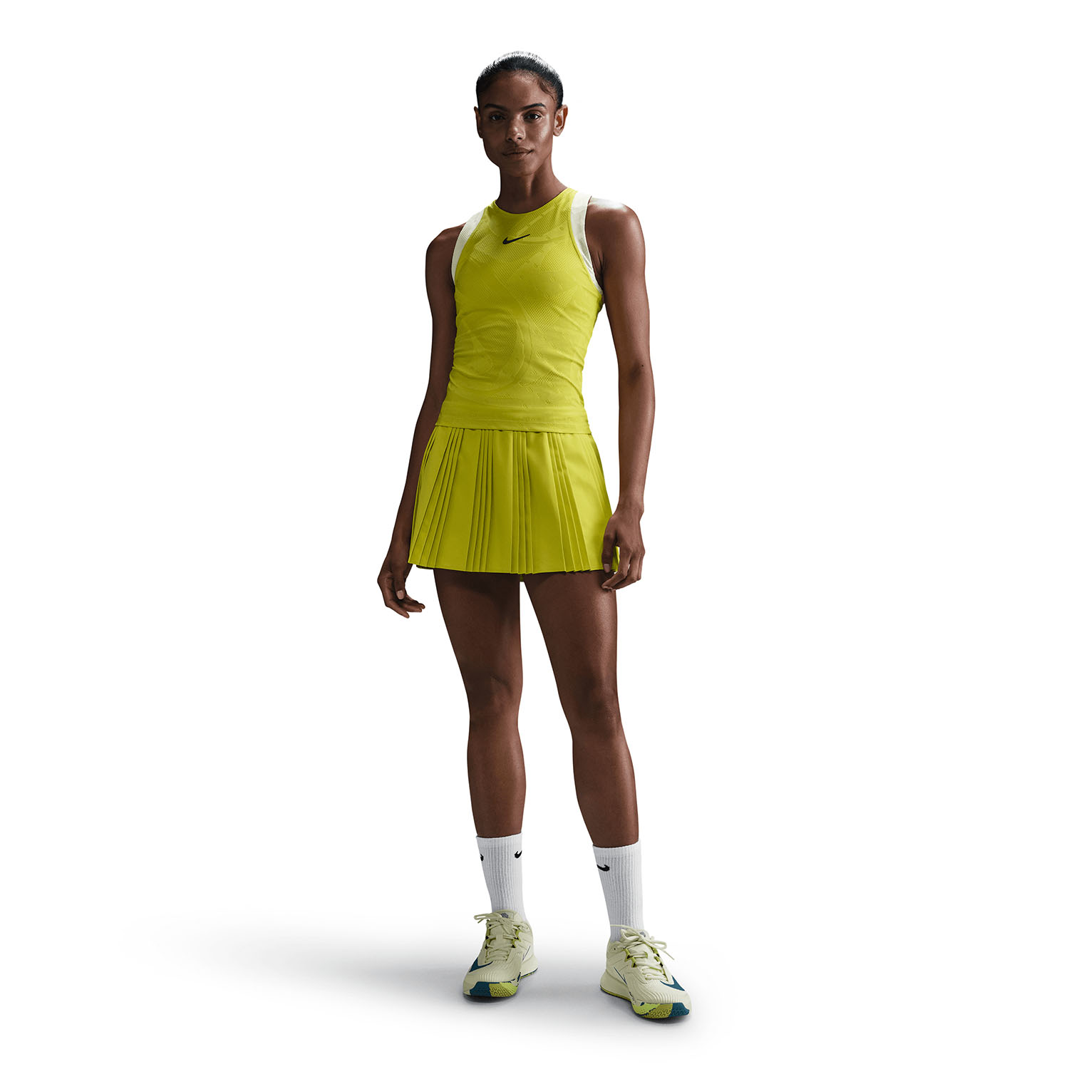 Nike Slam Women's Padel Tank - High Voltage/Luminous Green