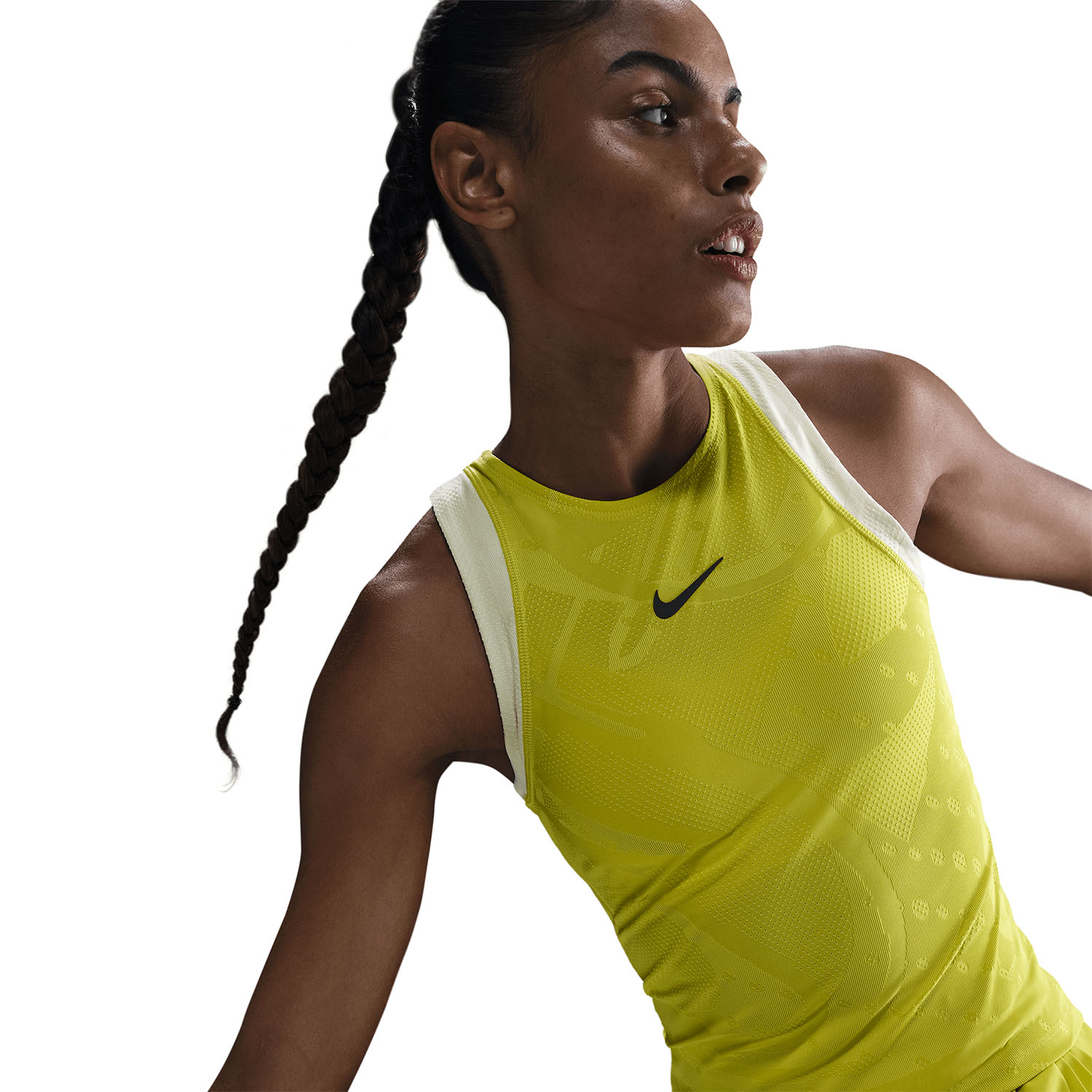 Nike Slam Women's Padel Tank - High Voltage/Luminous Green