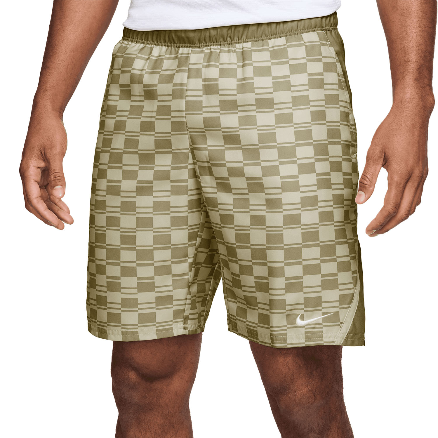 Nike Court Victory 9in Shorts - Light Khaki/White
