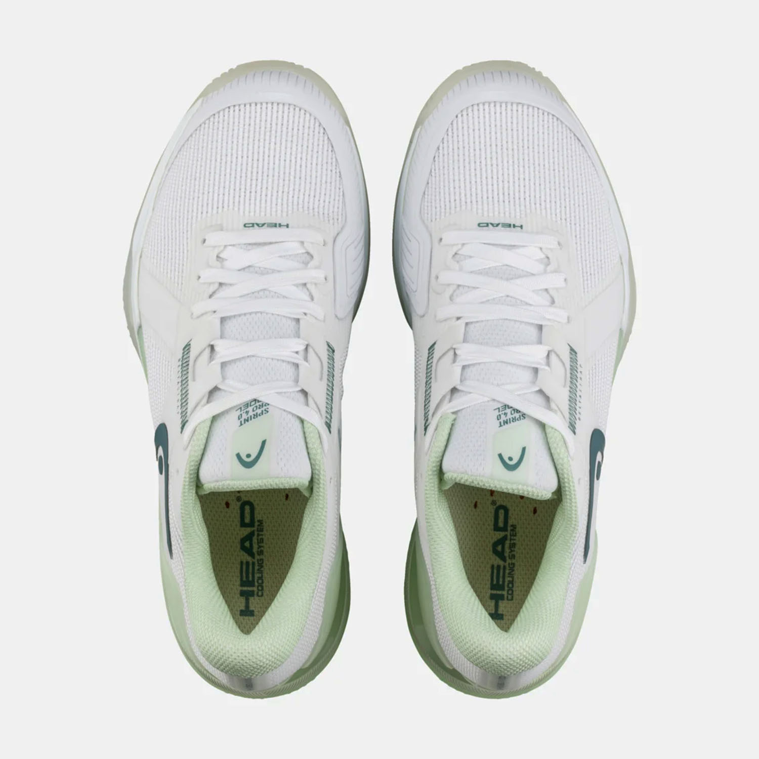 HEAD Sprint Pro 4.0 Padel - White/Light Green