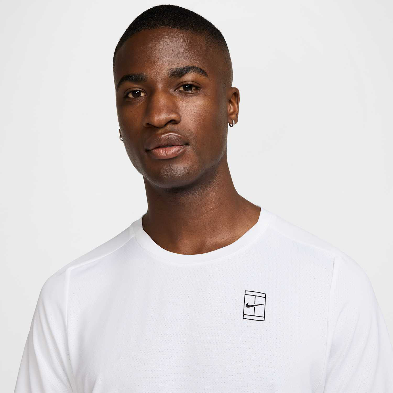 Nike Court Advantage Dri-FIT Maglietta - White/Black