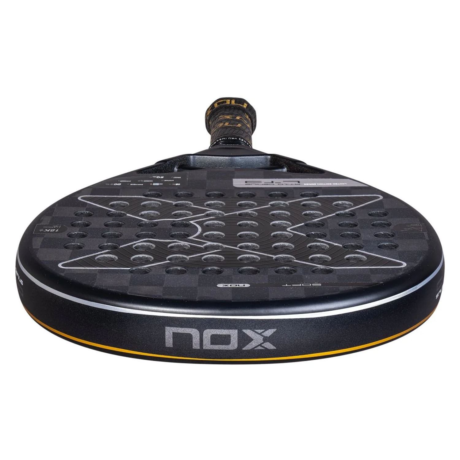 NOX AT10 Genius LTD Raqueta de Padel - Black/Silver/Gold