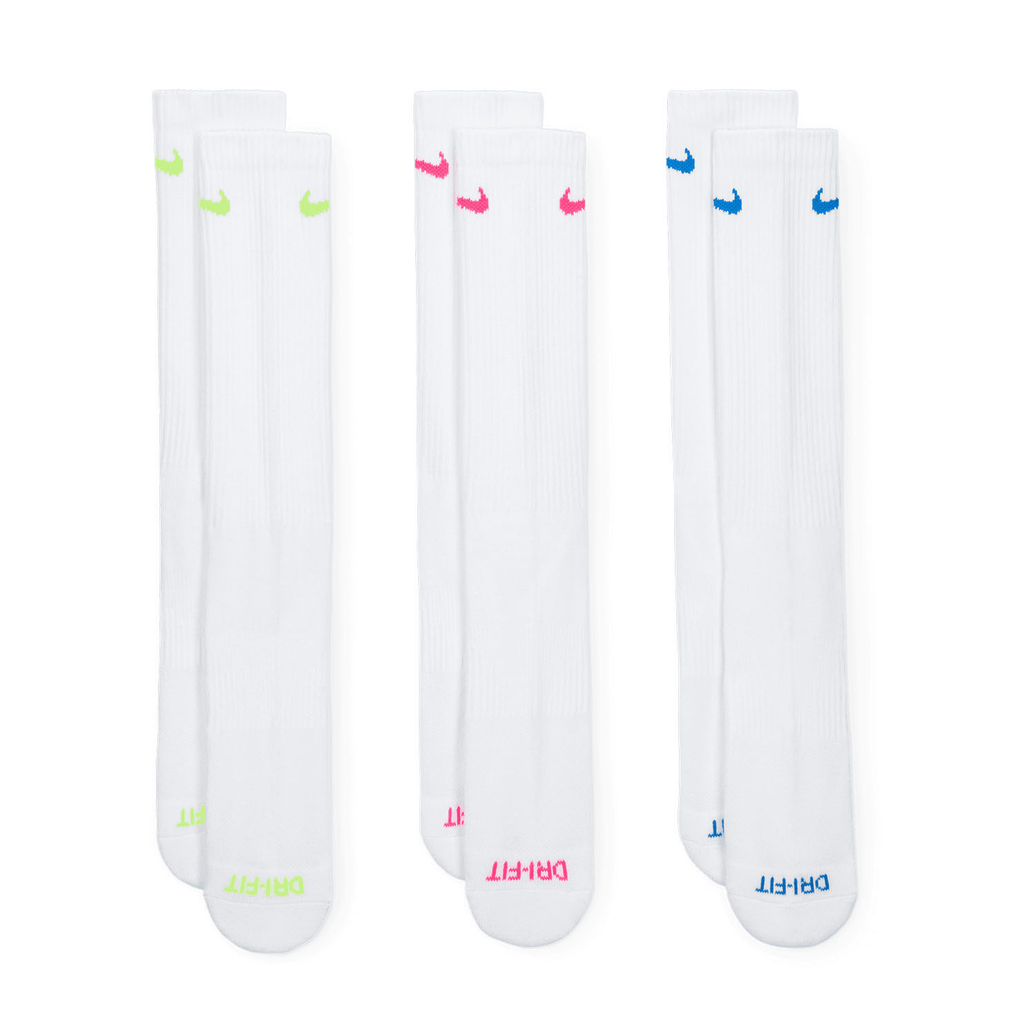 Nike Everyday Plus Cushioned x 3 Padel Socks - Multi Color
