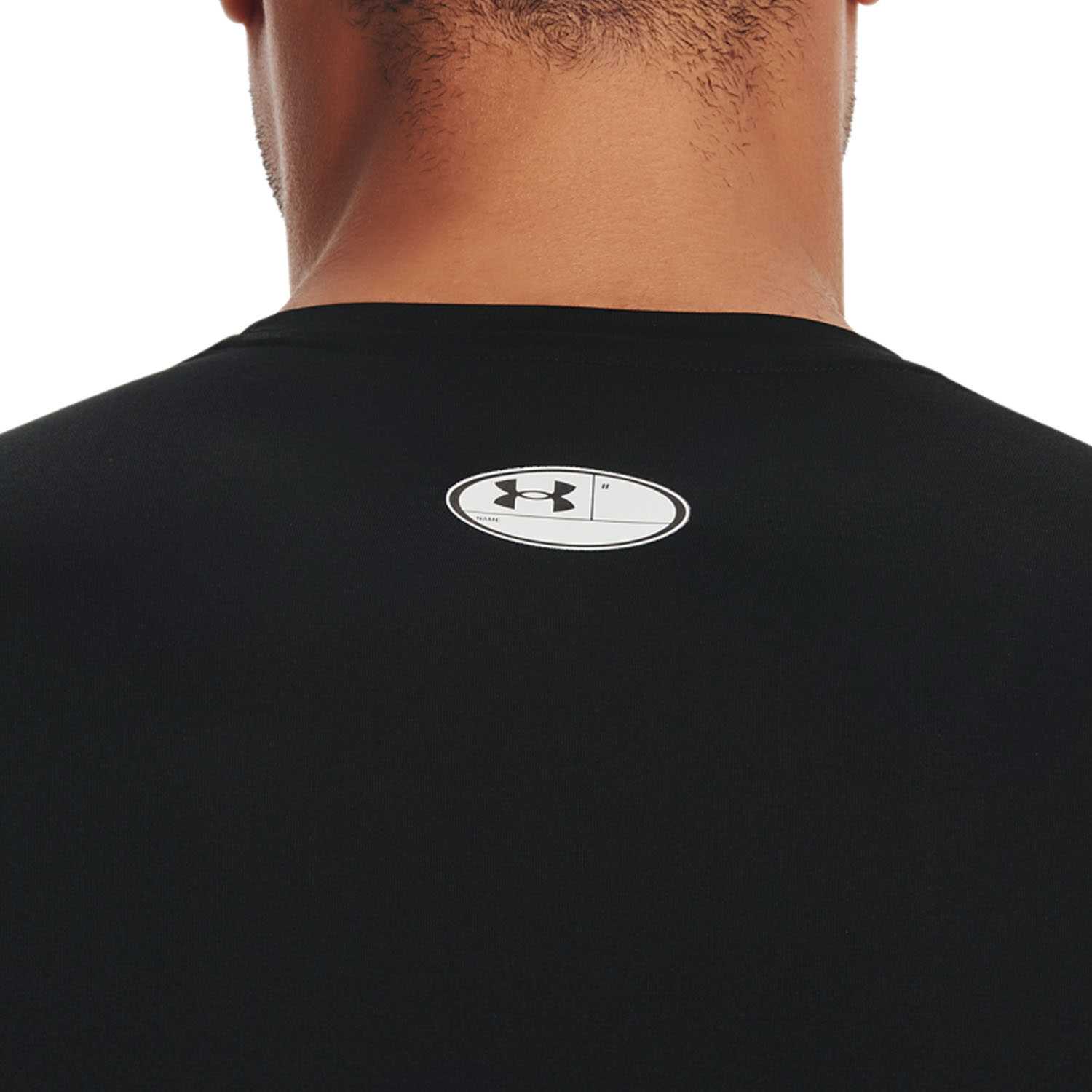 Under Armour HeatGear Compression Shirt - Black/White