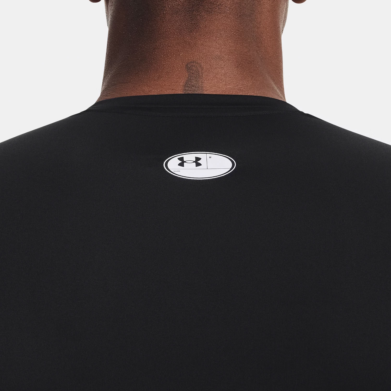 Under Armour HeatGear Compression Camiseta - Black/White