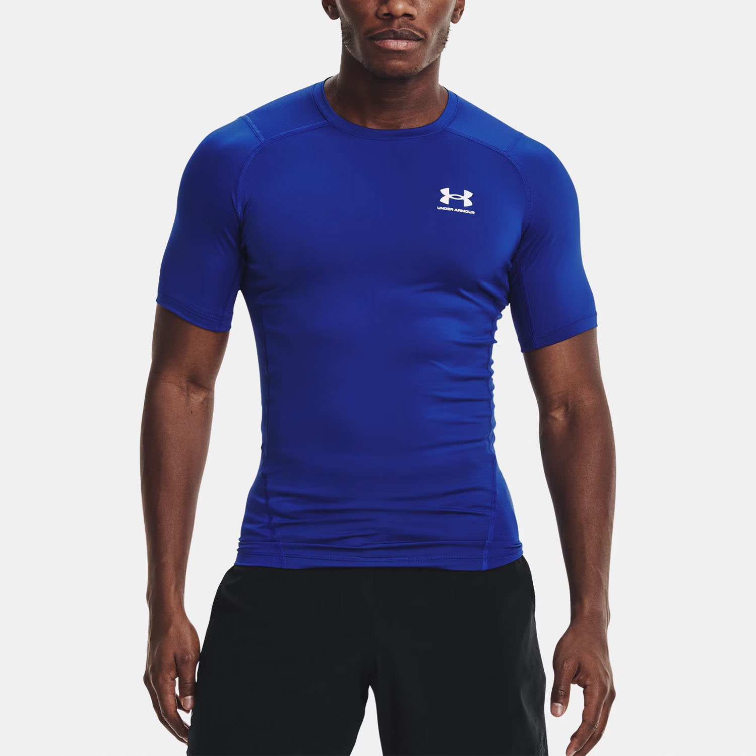 Under Armour HeatGear Compression Camiseta - Royal/White