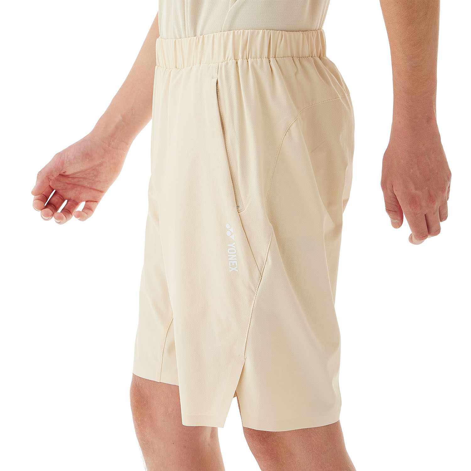 Yonex Practice 9in Shorts - Ice Beige