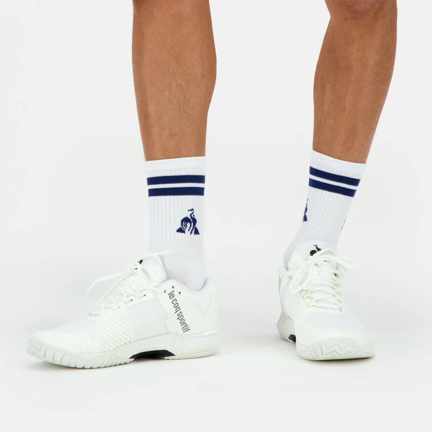 Le Coq Sportif Pro Logo Calze - New Optical White/Estate Blue