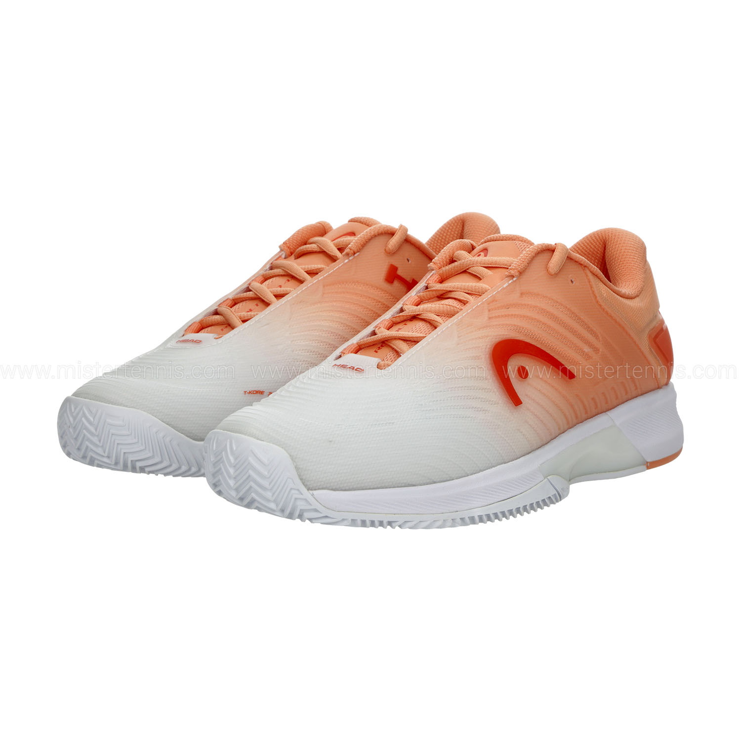 HEAD Revolt Pro 4.5 Clay - Coral/White