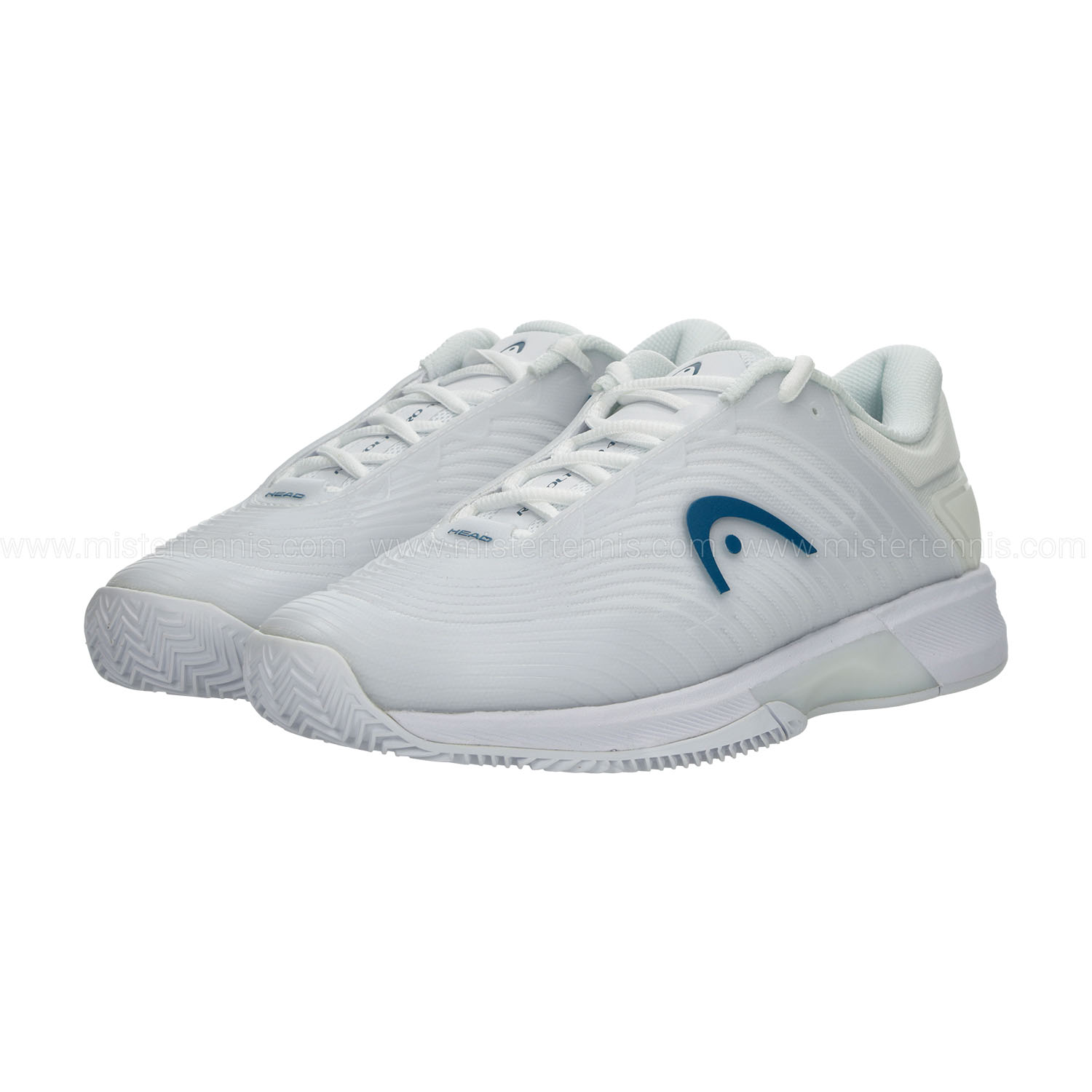 HEAD Revolt Pro 4.5 Clay - White/Twilight Blue