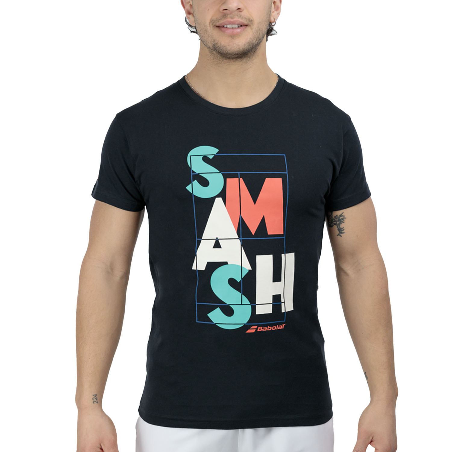 Babolat Exercise Message Logo Camiseta - Black