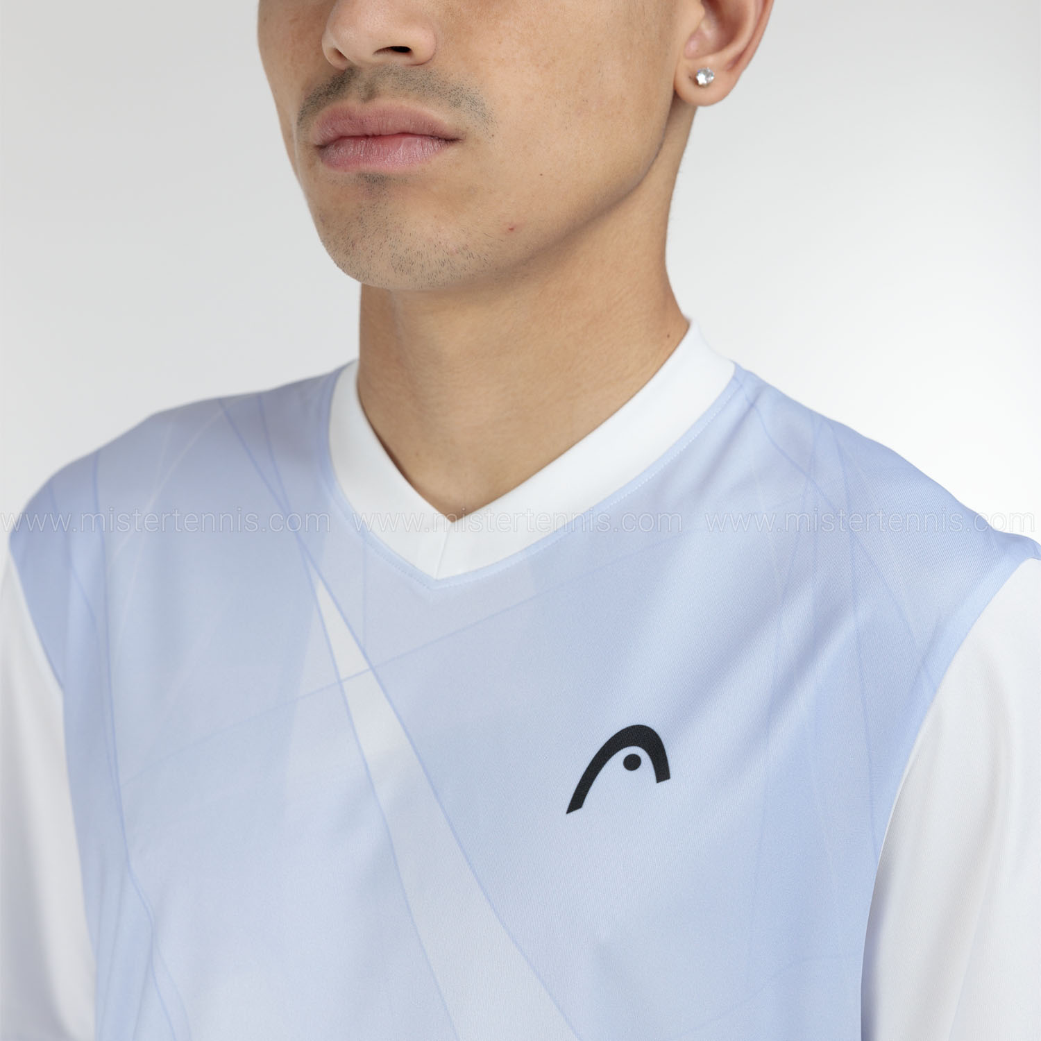 HEAD Topspin Graphic Camiseta - Print Vision M/Navy