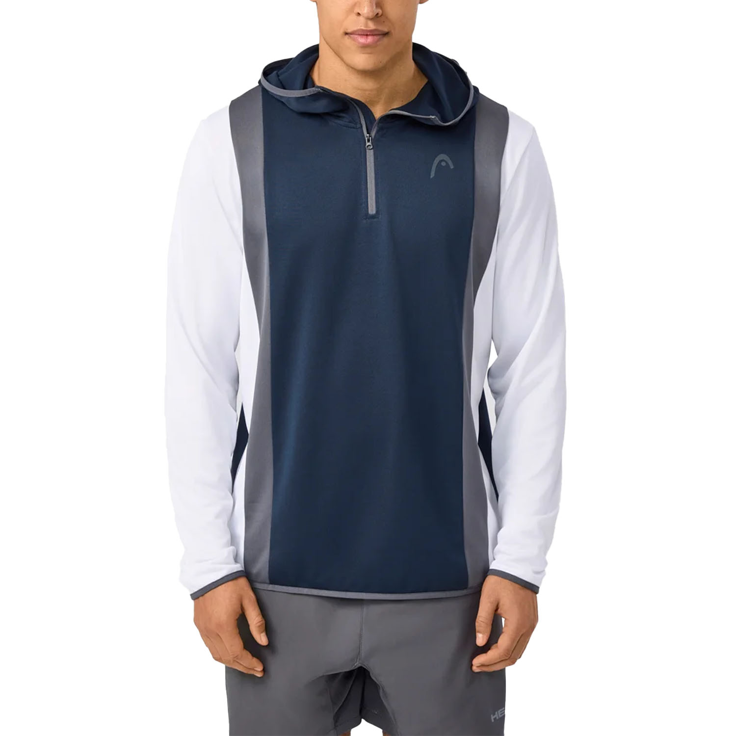 HEAD Club 25 Tech Hoodie - Navy/White
