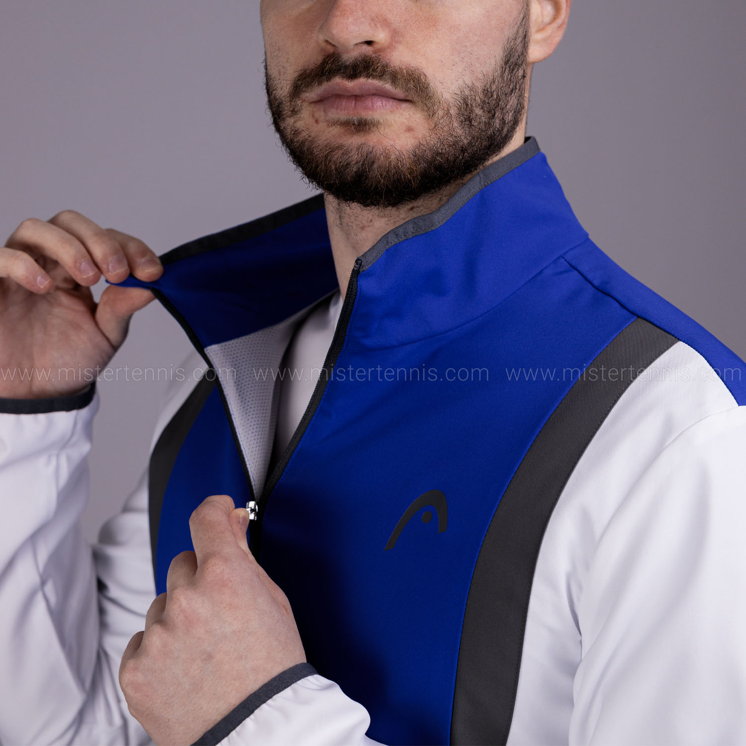 HEAD Club 25 Jacket - Royal Bue/White
