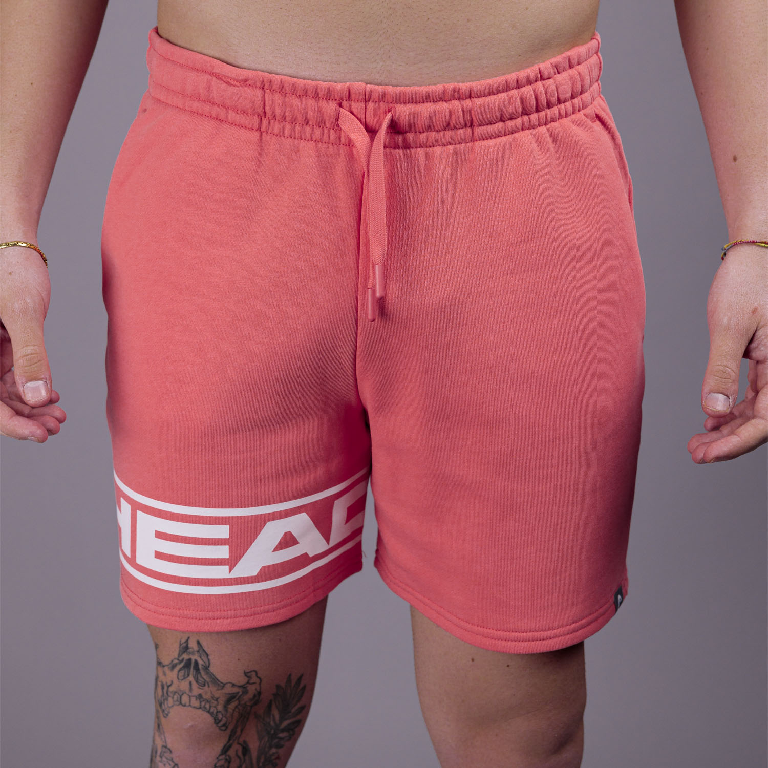 HEAD Proplayer 5in Shorts - White/Grapefruit