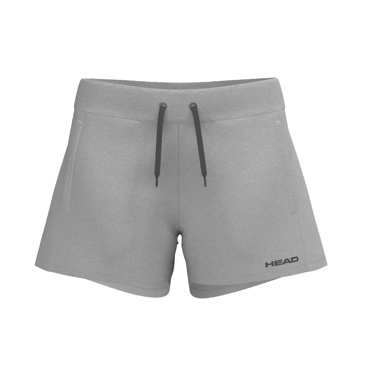 HEAD Club Original 3.5in Pantaloncini Bambina - Grey Melange