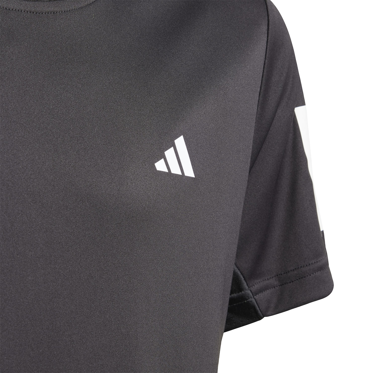 adidas Club 3 Stripes Logo Camiseta Niño - Black