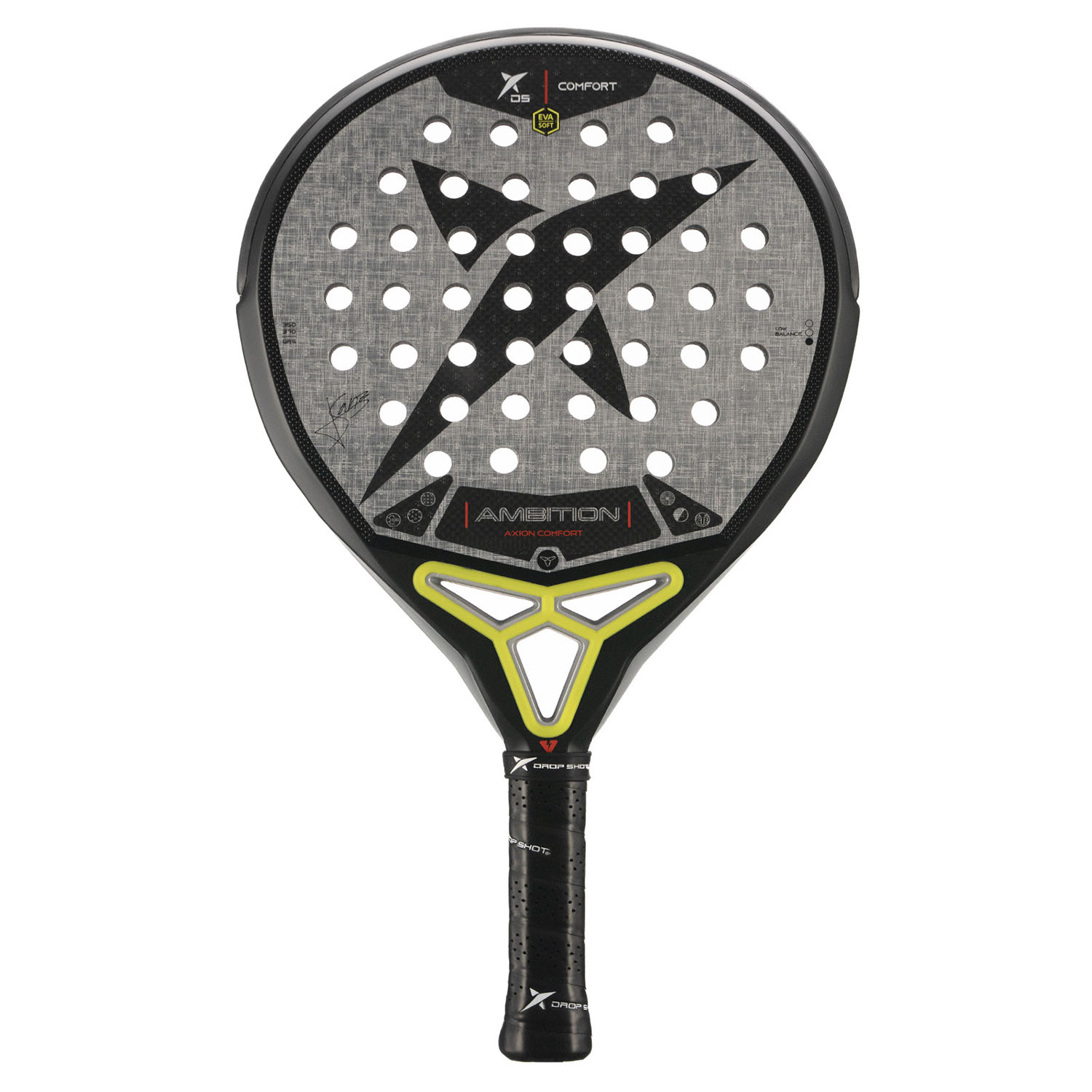 Drop Shot Axion Comfort Padel - Silver/Black