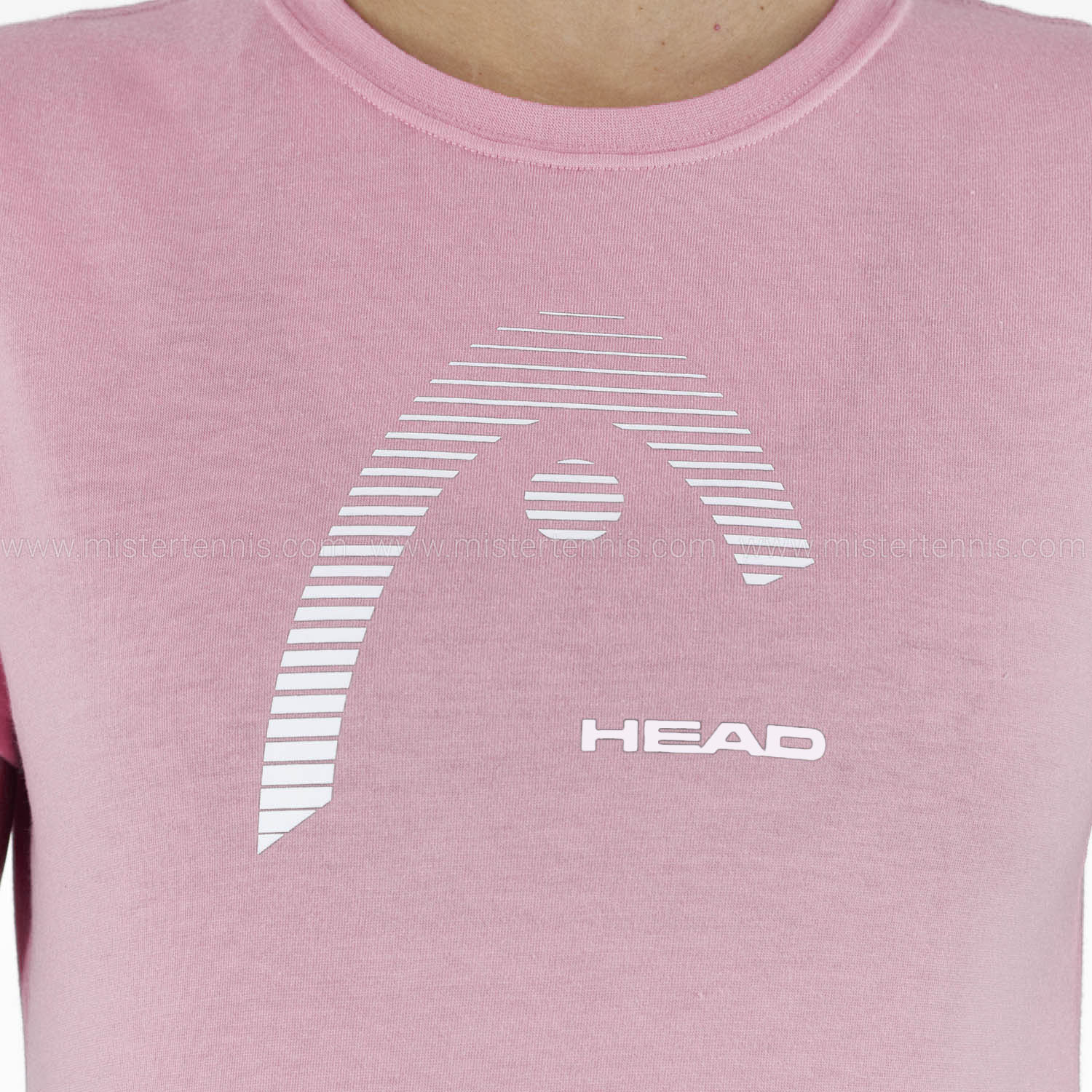 HEAD Lara Logo Maglietta - Alight Lilac