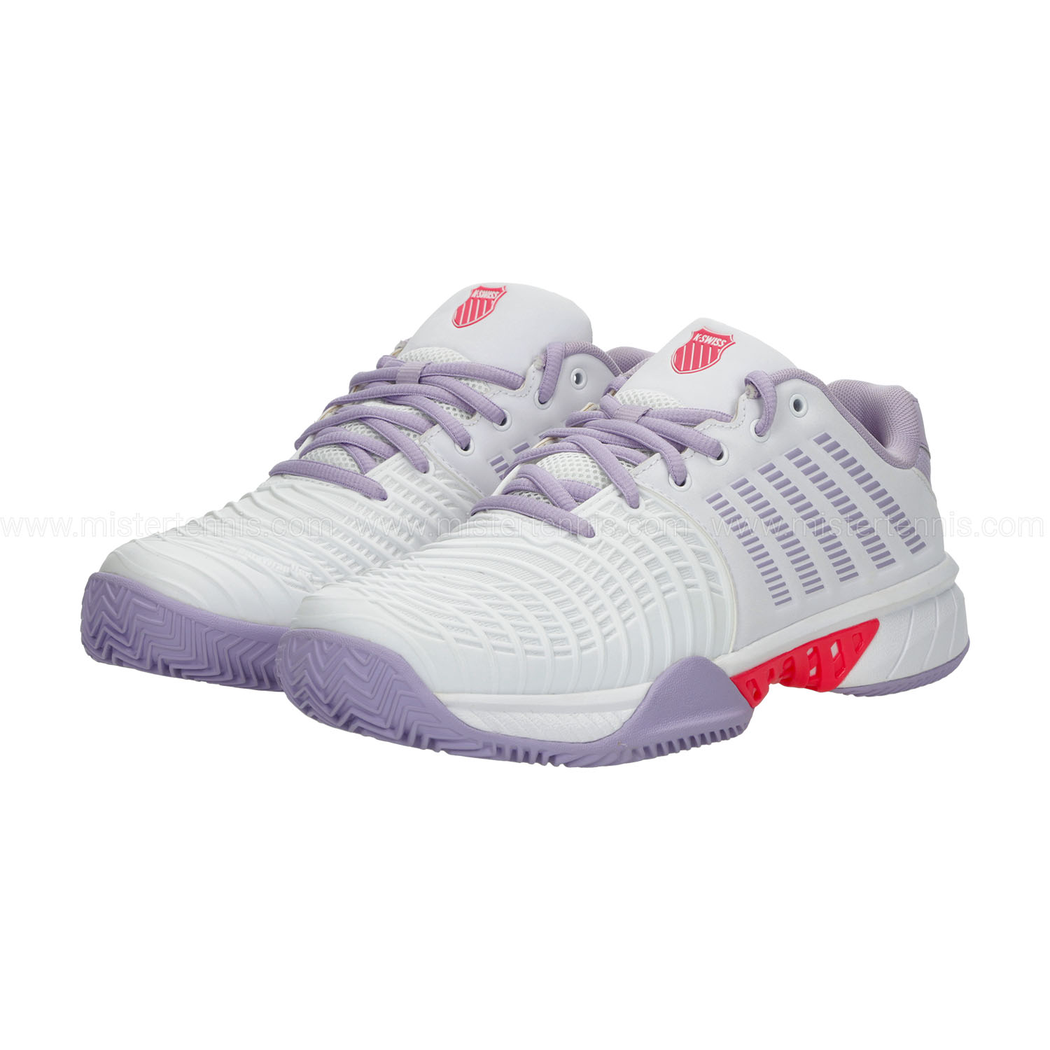 K-Swiss Express Light 3 Clay - White/Orchid Petal/Neon Blaze