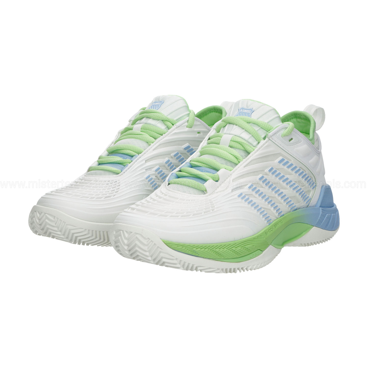 K-Swiss Hypercourt Supreme 2 Clay - Lucent White/Paradise Greed/Dutch Canal