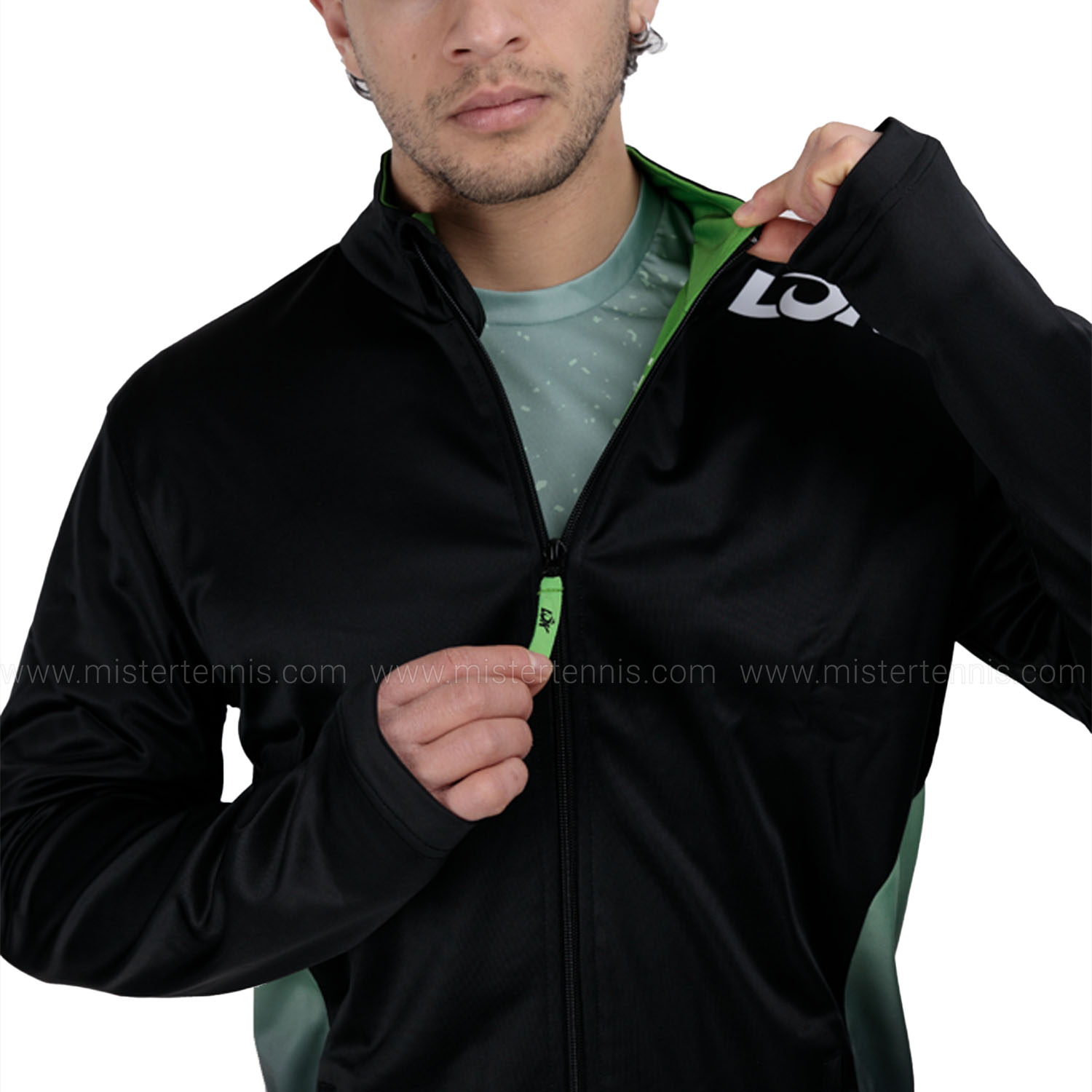 LOK Court Chaqueta - Black/Green