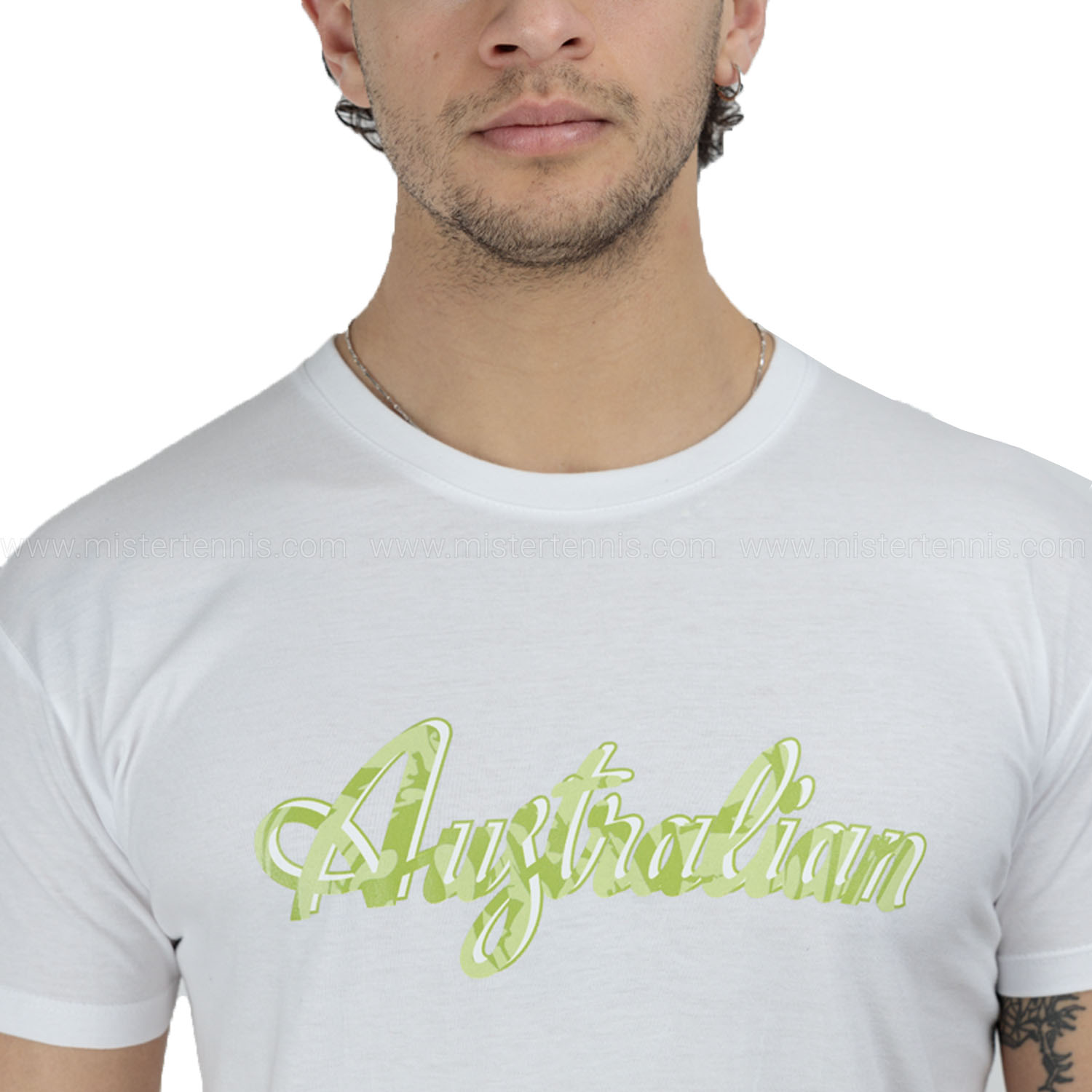 Australian Camo Ripple T-Shirt - Bianco