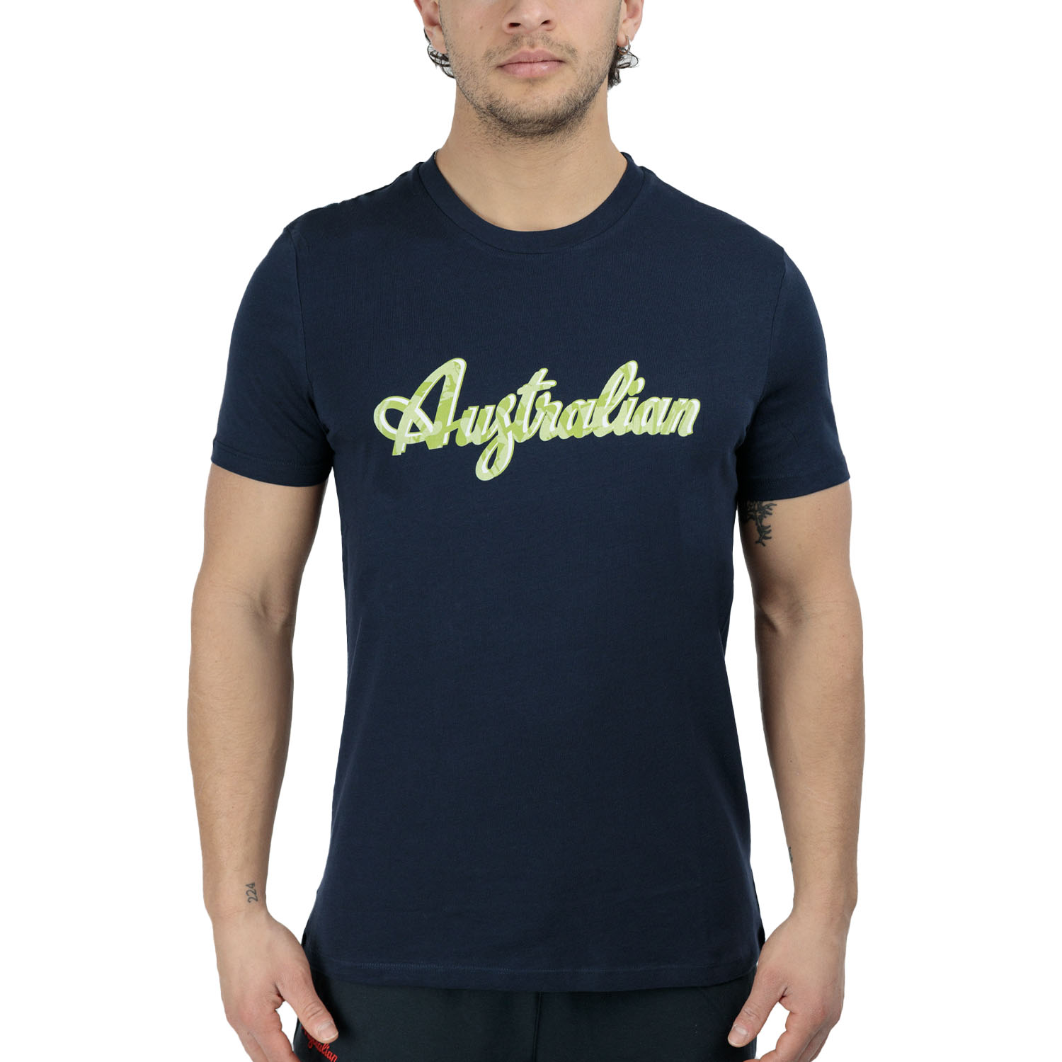 Australian Camo Ripple T-Shirt - Blu Navy