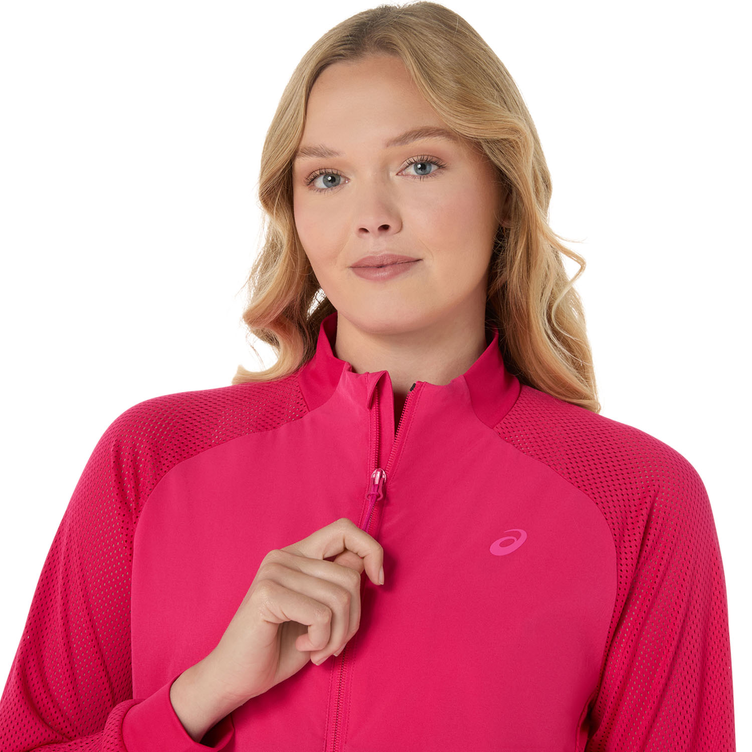 ASICS Match Logo Chaqueta - Bright Rose