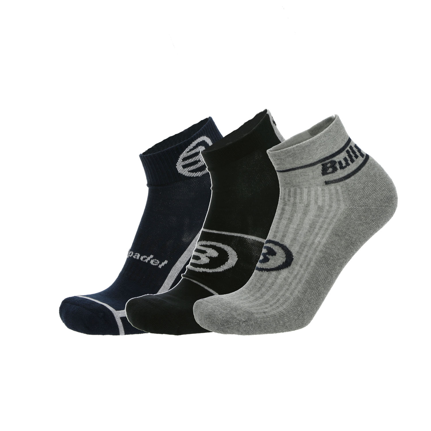 Bullpadel Pro Logo x 3 Calze - Negro