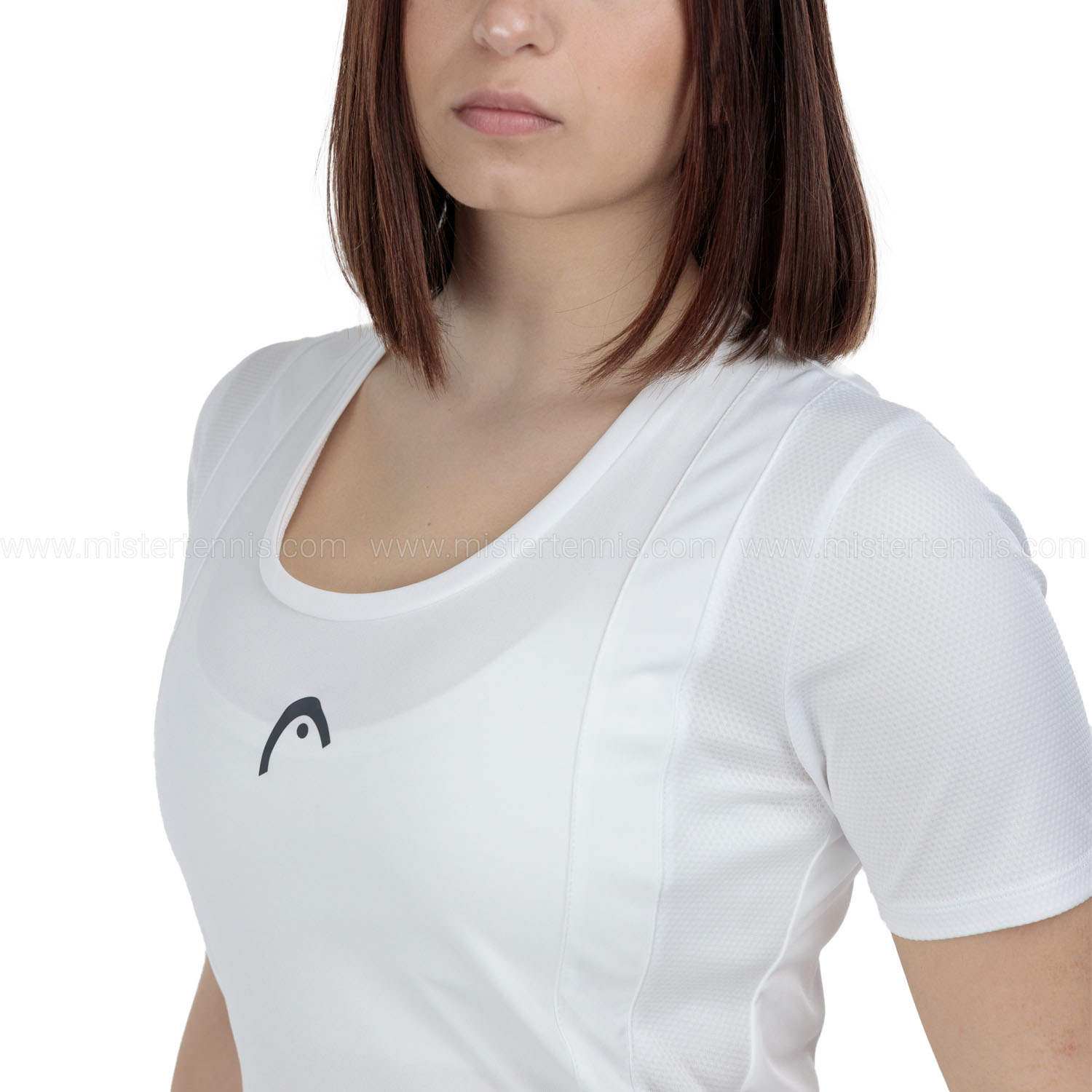 HEAD Club 25 Tech Logo Maglietta - White
