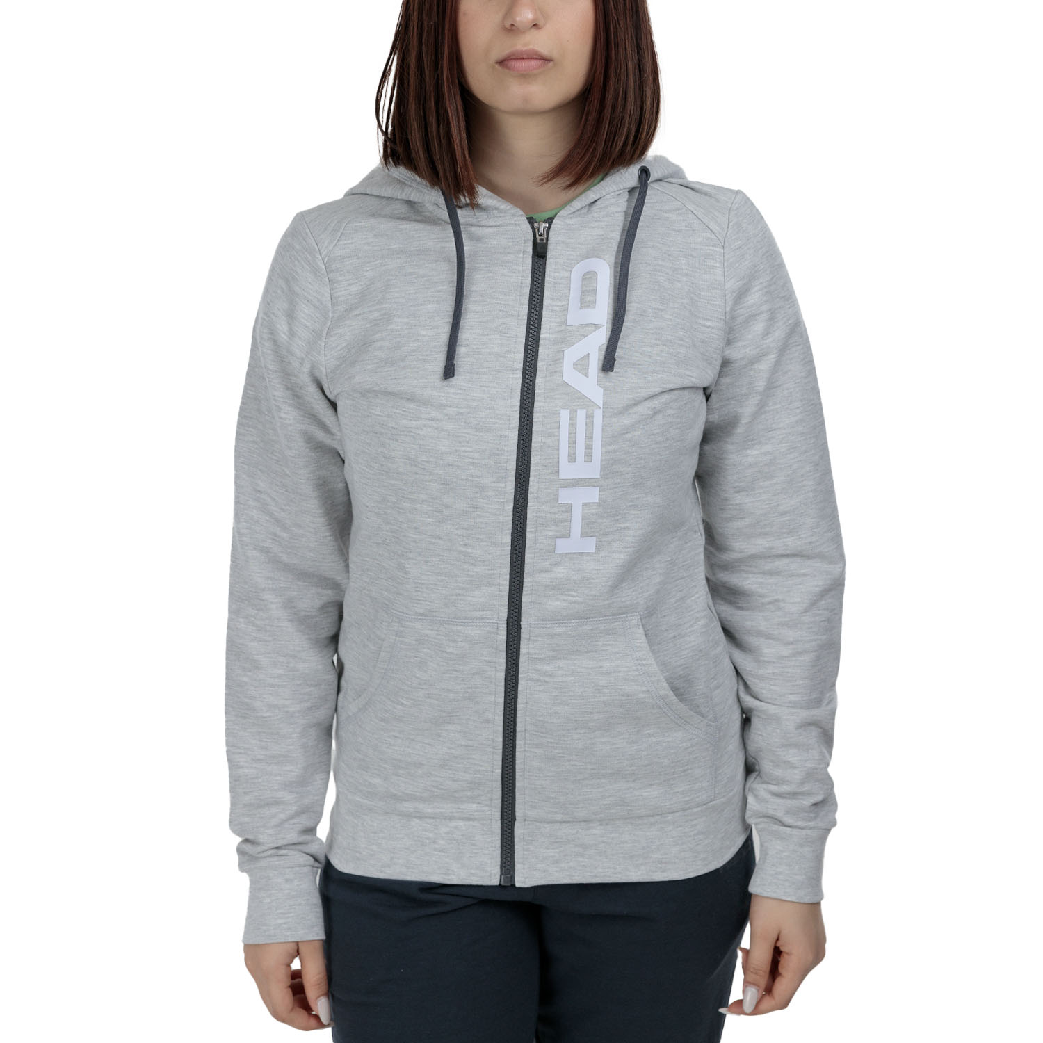 HEAD Club Original Logo Felpa - Grey Melange