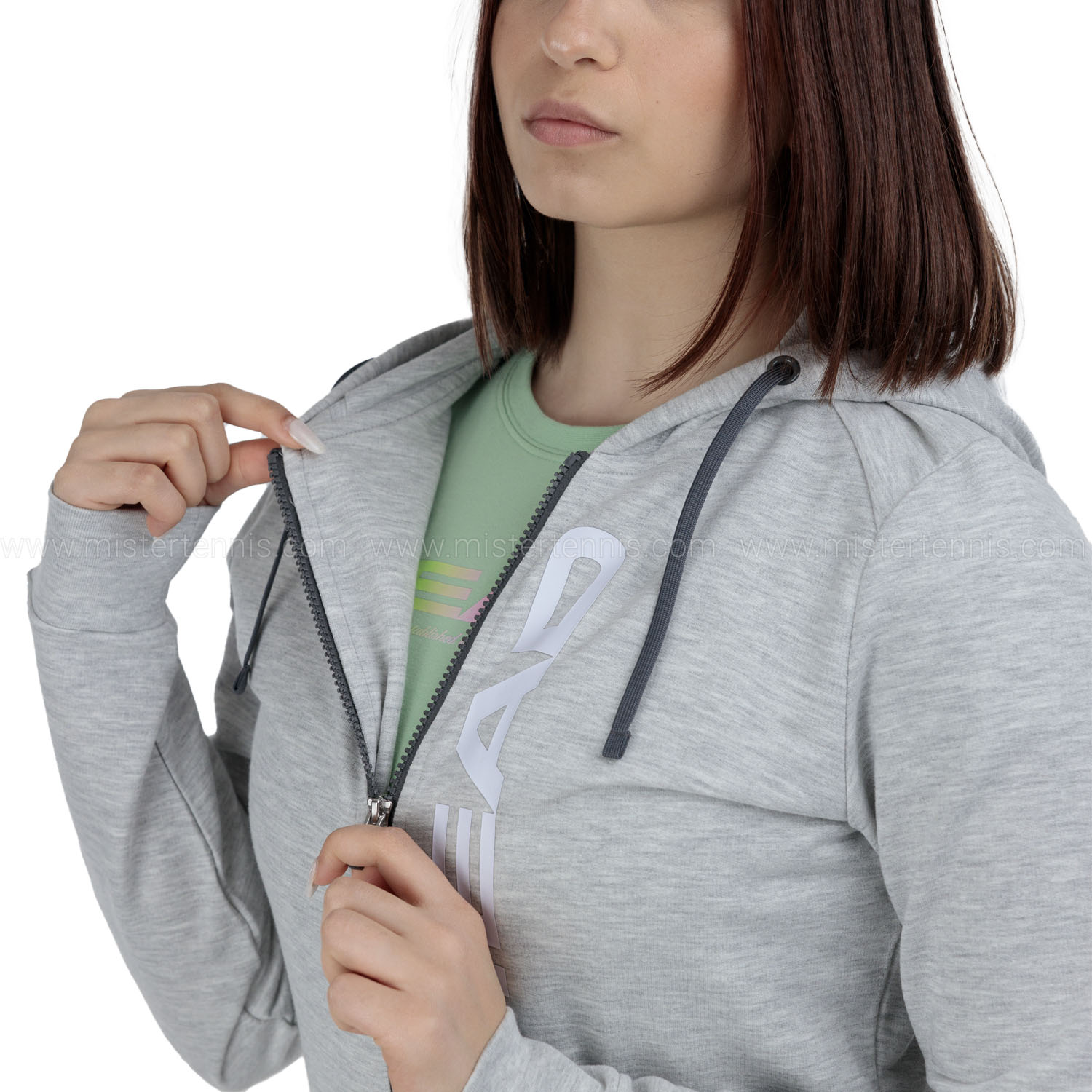 HEAD Club Original Logo Felpa - Grey Melange