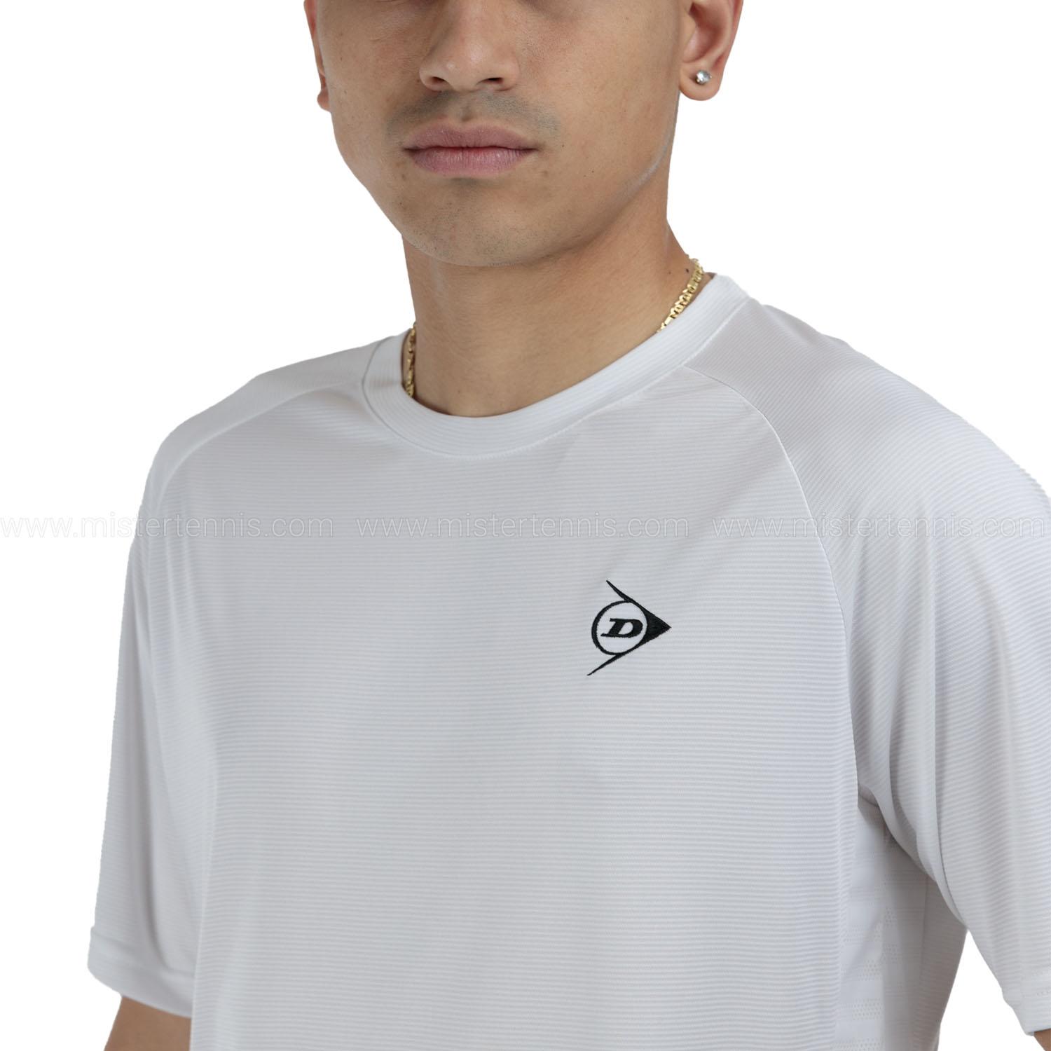 Dunlop Club Logo Maglietta - White