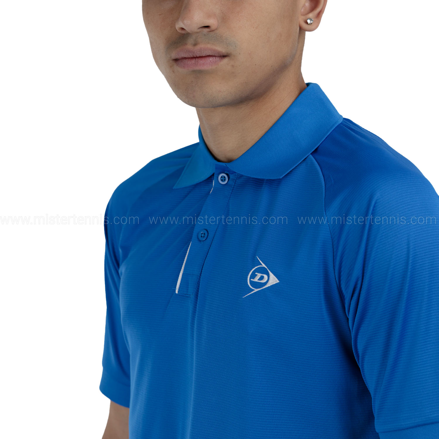 Dunlop Club Logo Polo - Royal Blue