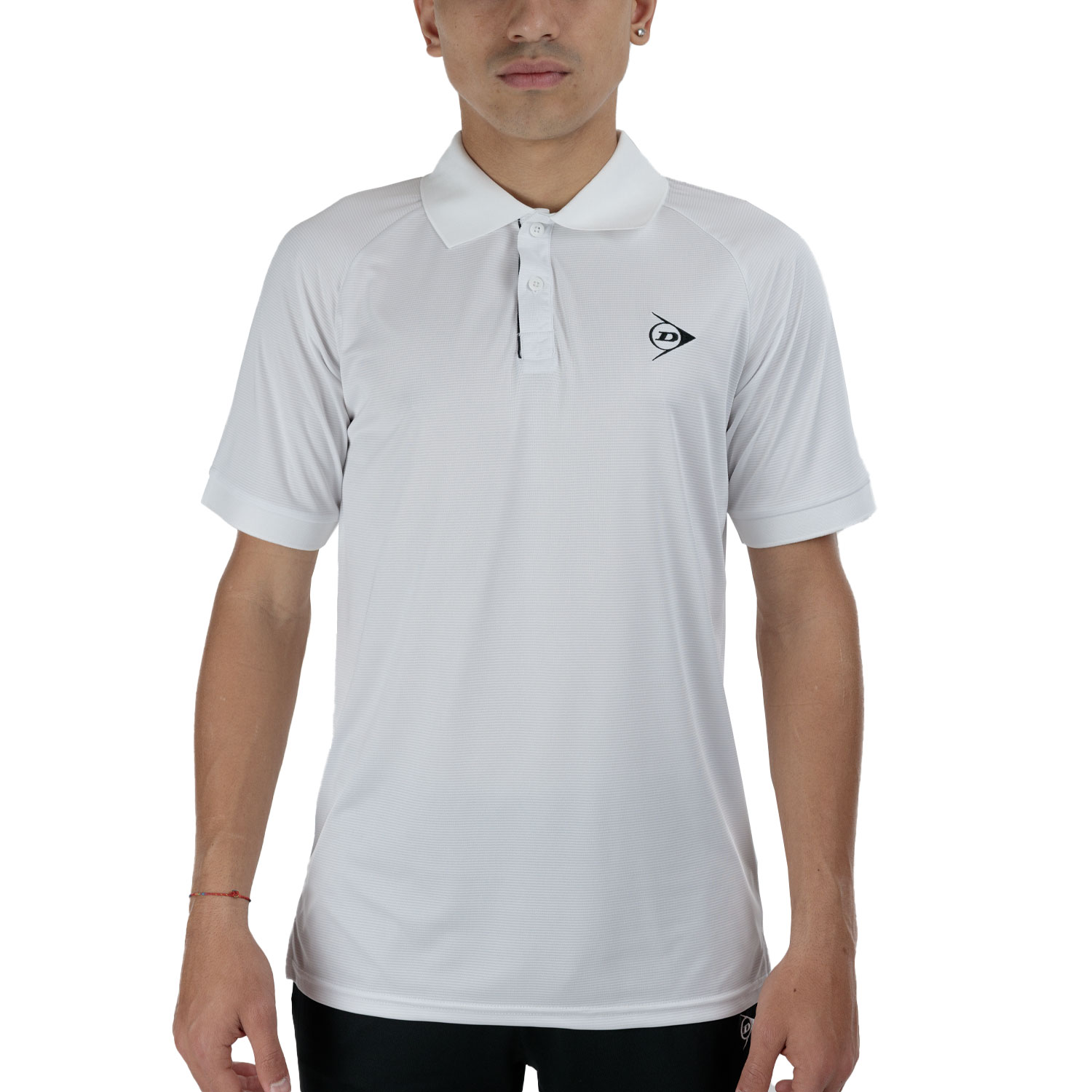 Dunlop Club Logo Polo - White