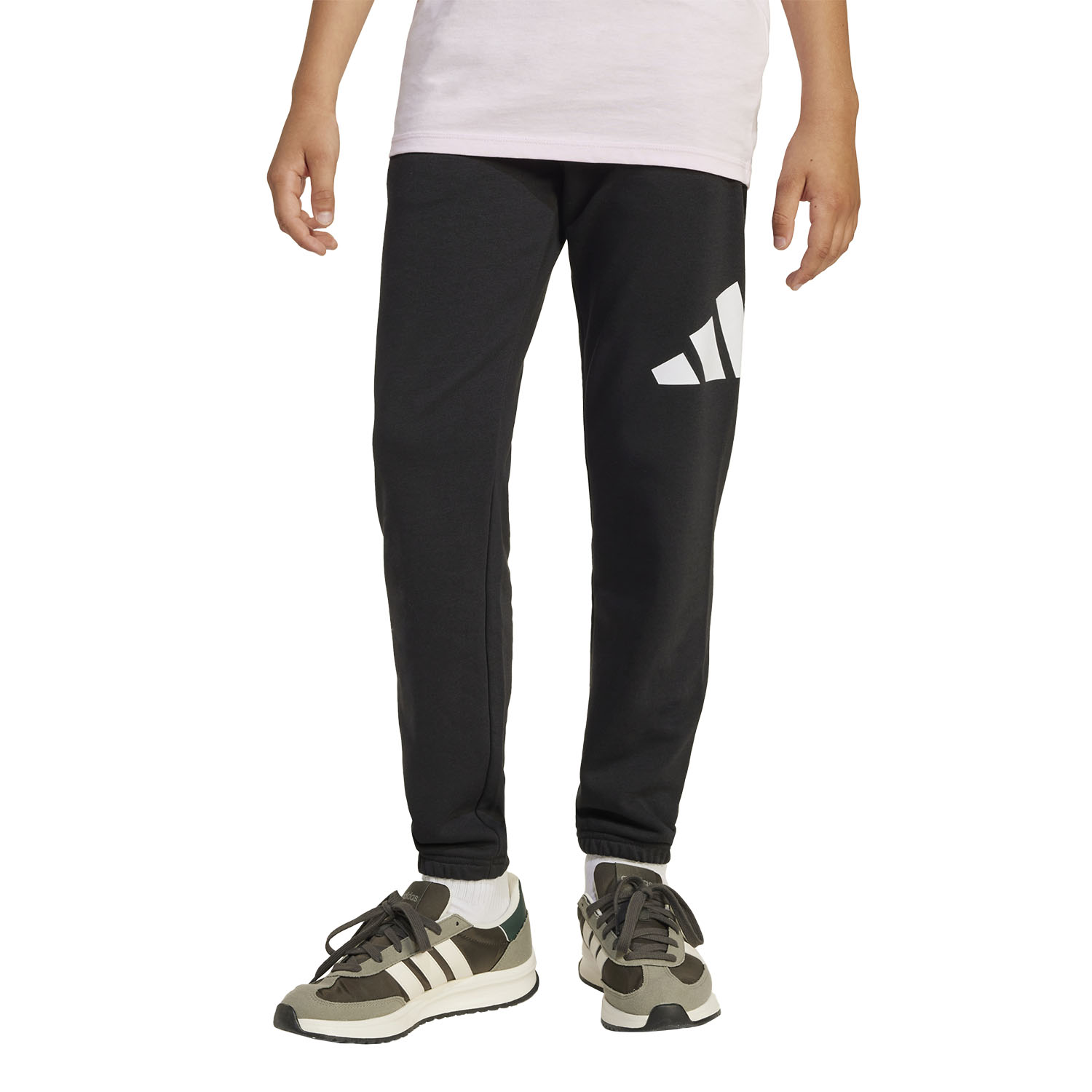 adidas Essentials Pantalones Niños - Black/White