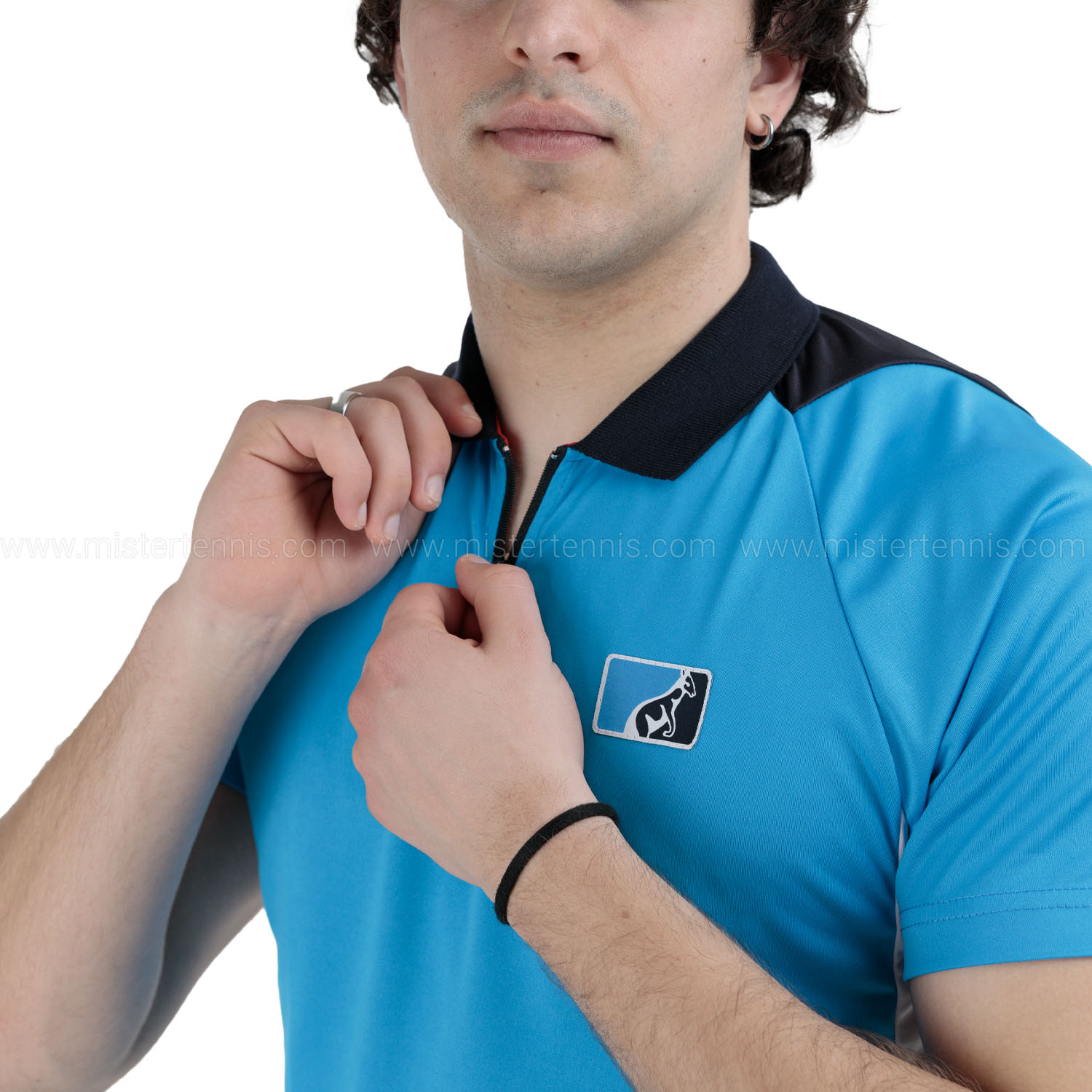 Australian League Ace Web Polo - Turchese Glossy