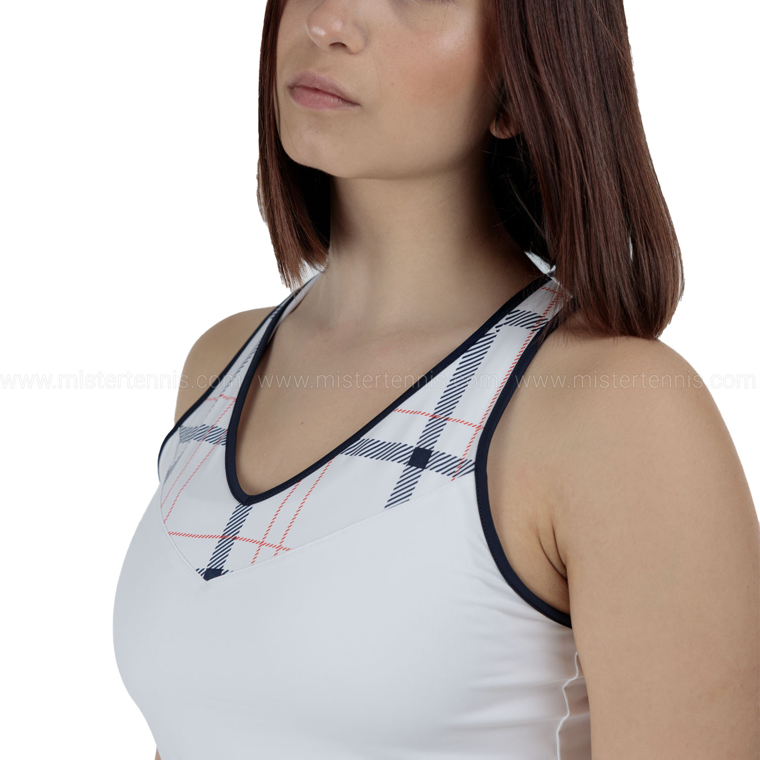 Fila Hilke Top - White/Check Comb