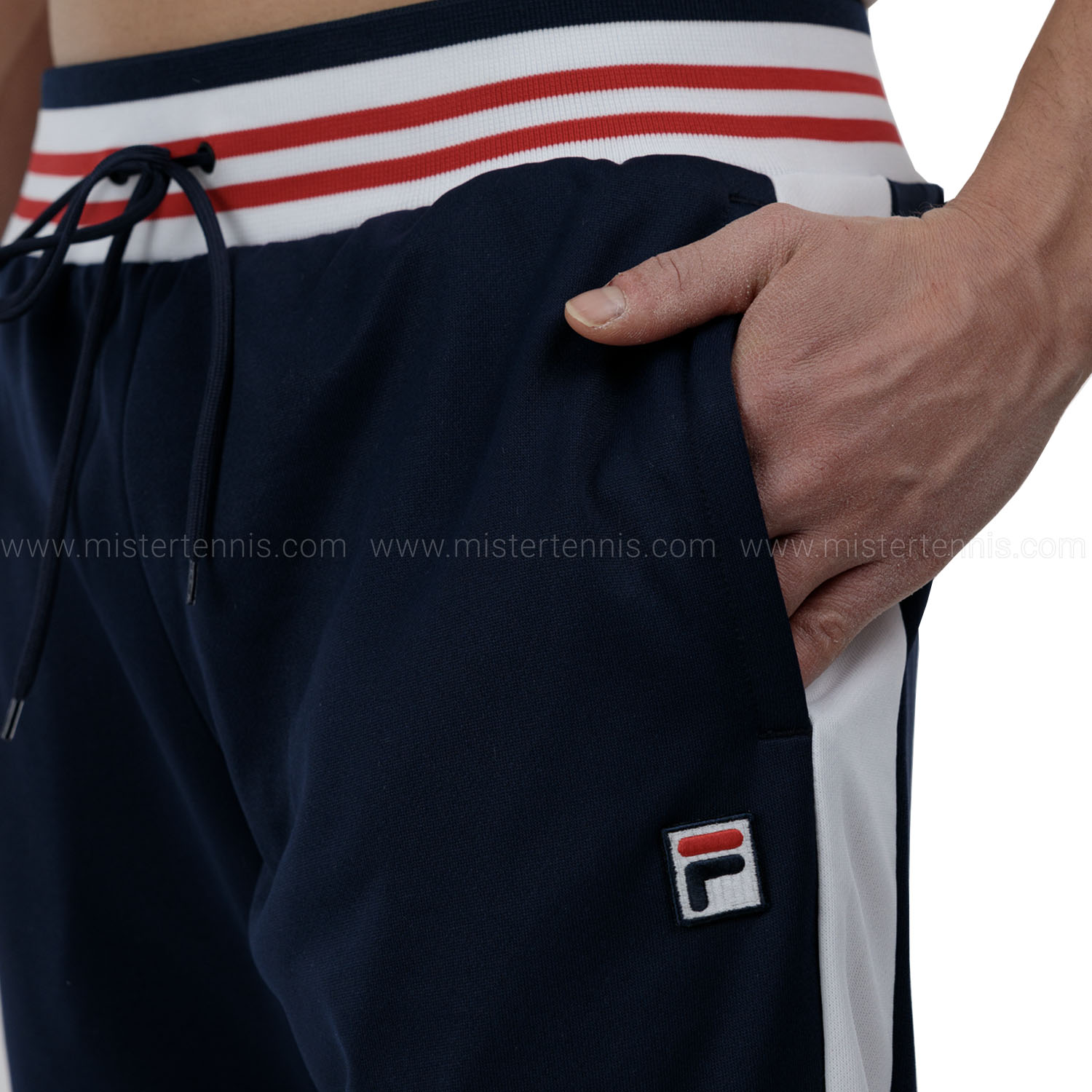 Fila Bame Pantalones - Navy/White